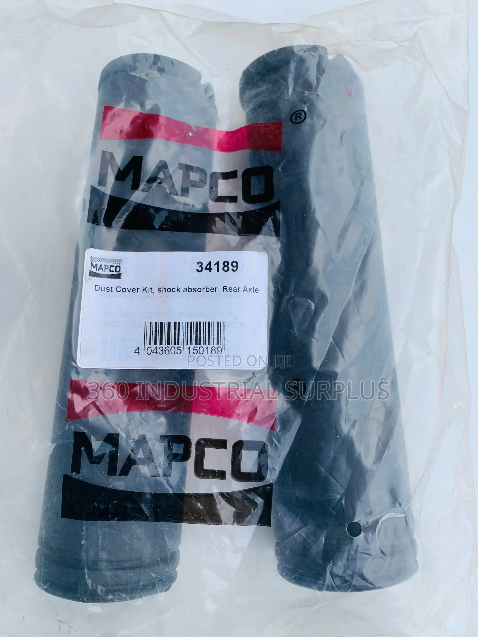 Genuine Mapco 34189 Dust Cover Kit, Shock Absorber
