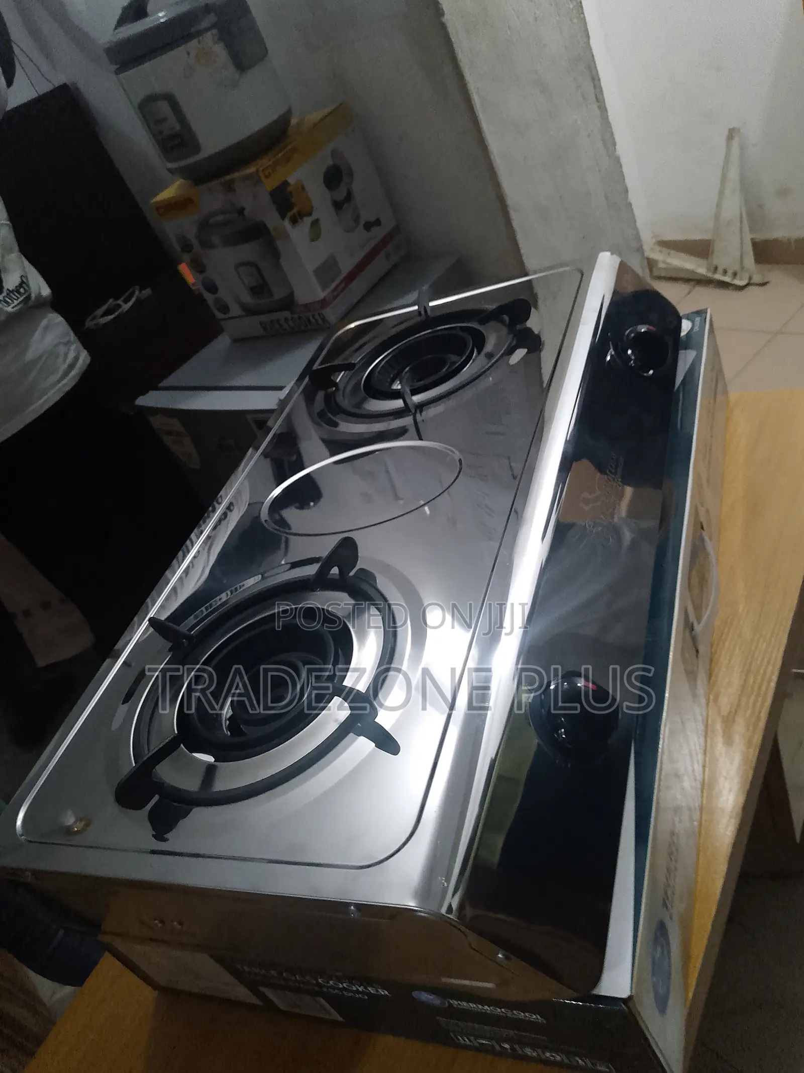 Safety Thermocool Table Top Gas Cooker Stainless Duo | 2hob