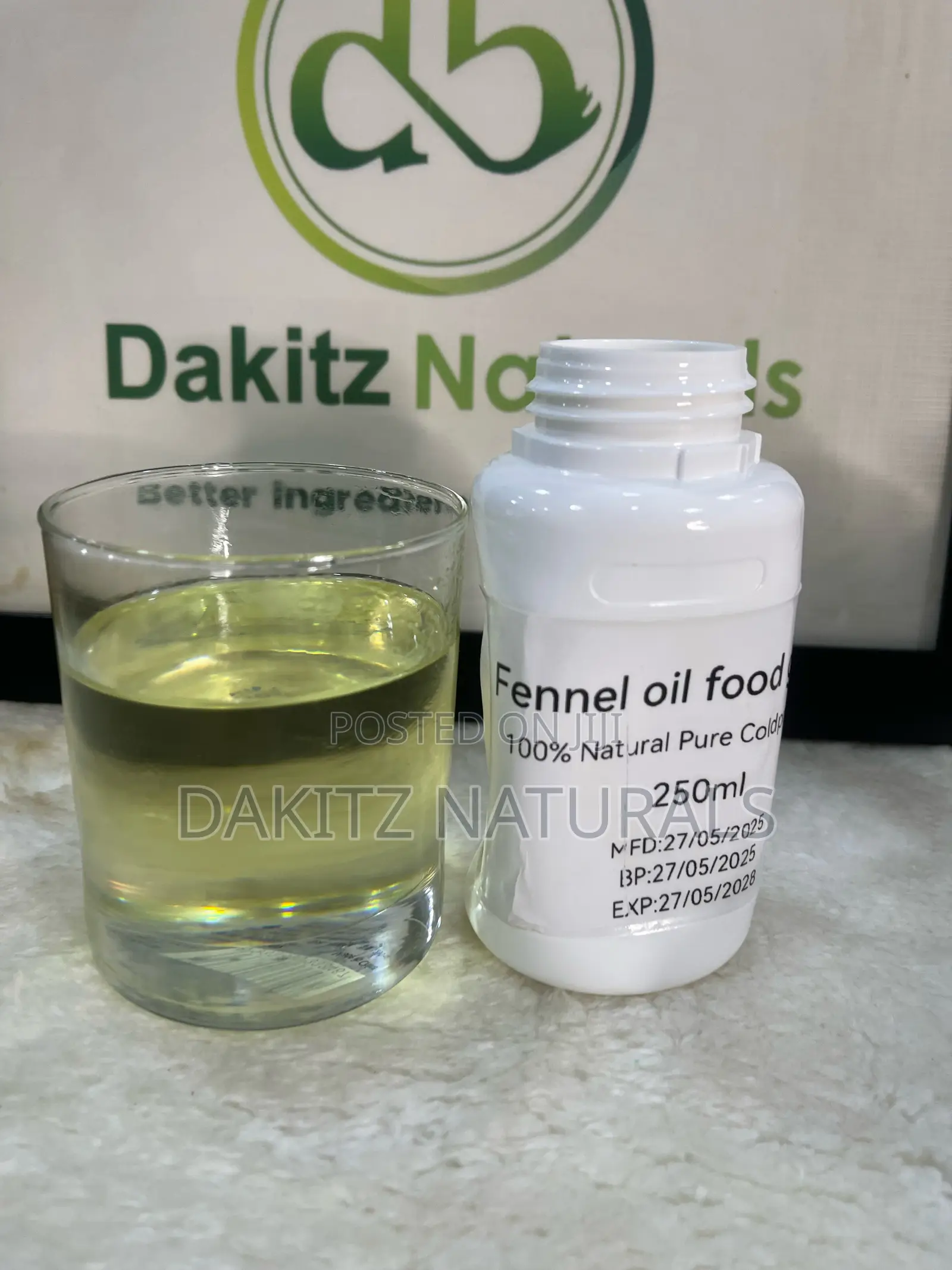 Edible Fennel Oil 250ml