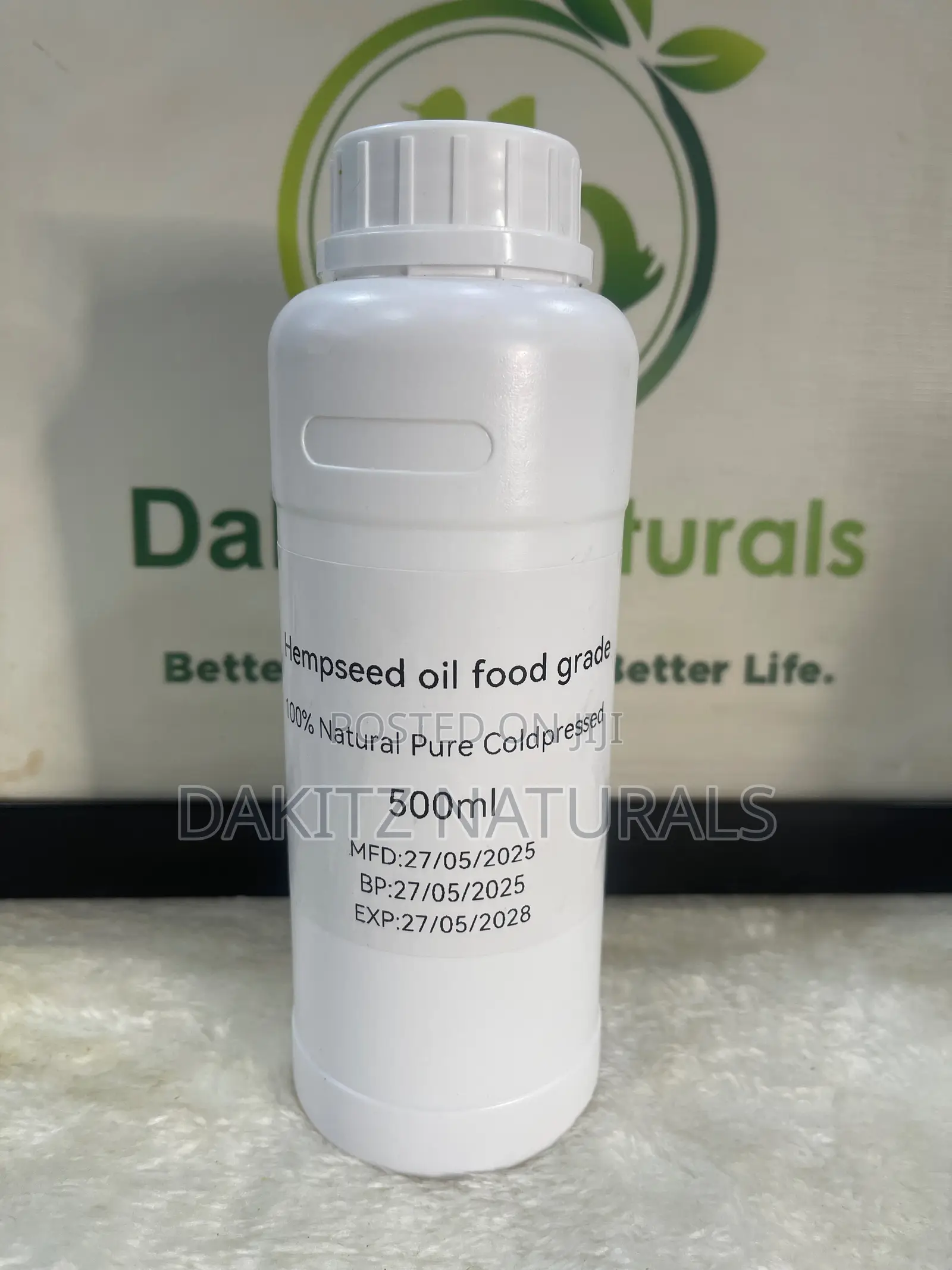 Hempseed Oil Food Grade 500ml