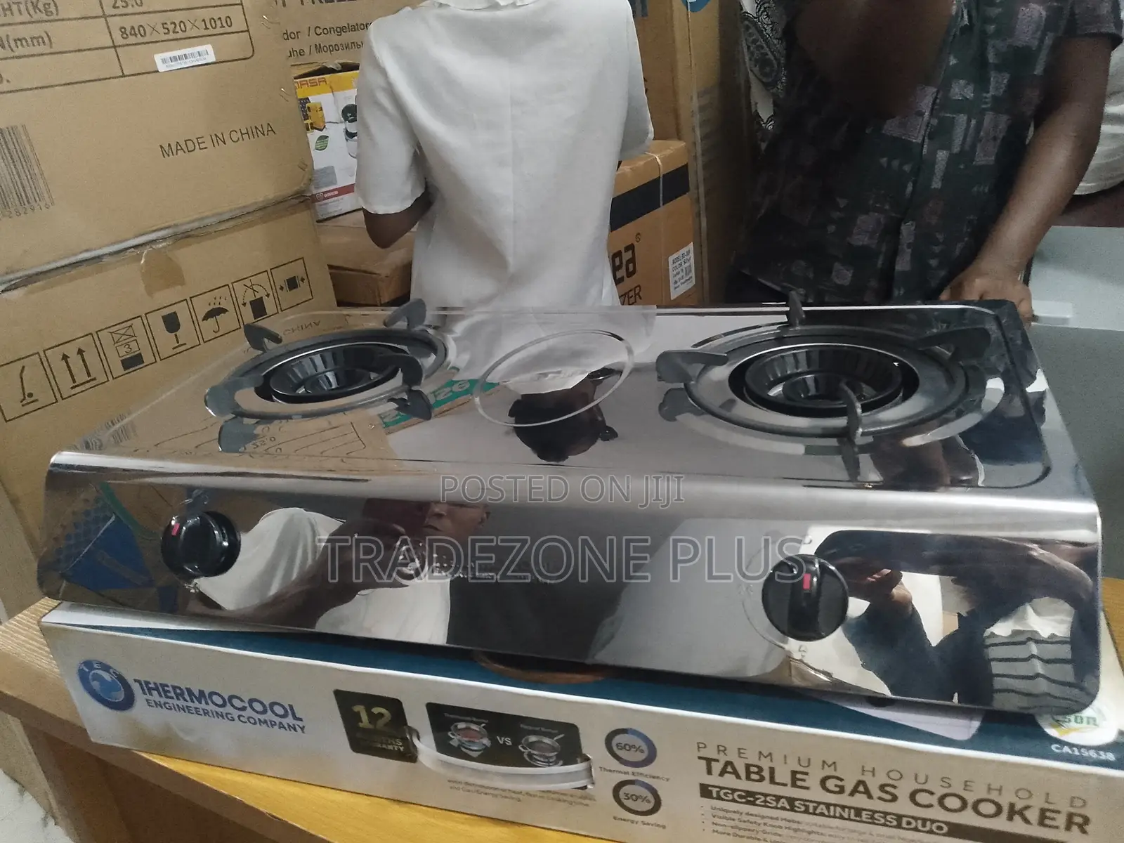 Twin Burner Haier Thermocool Table Top Gas Cookers