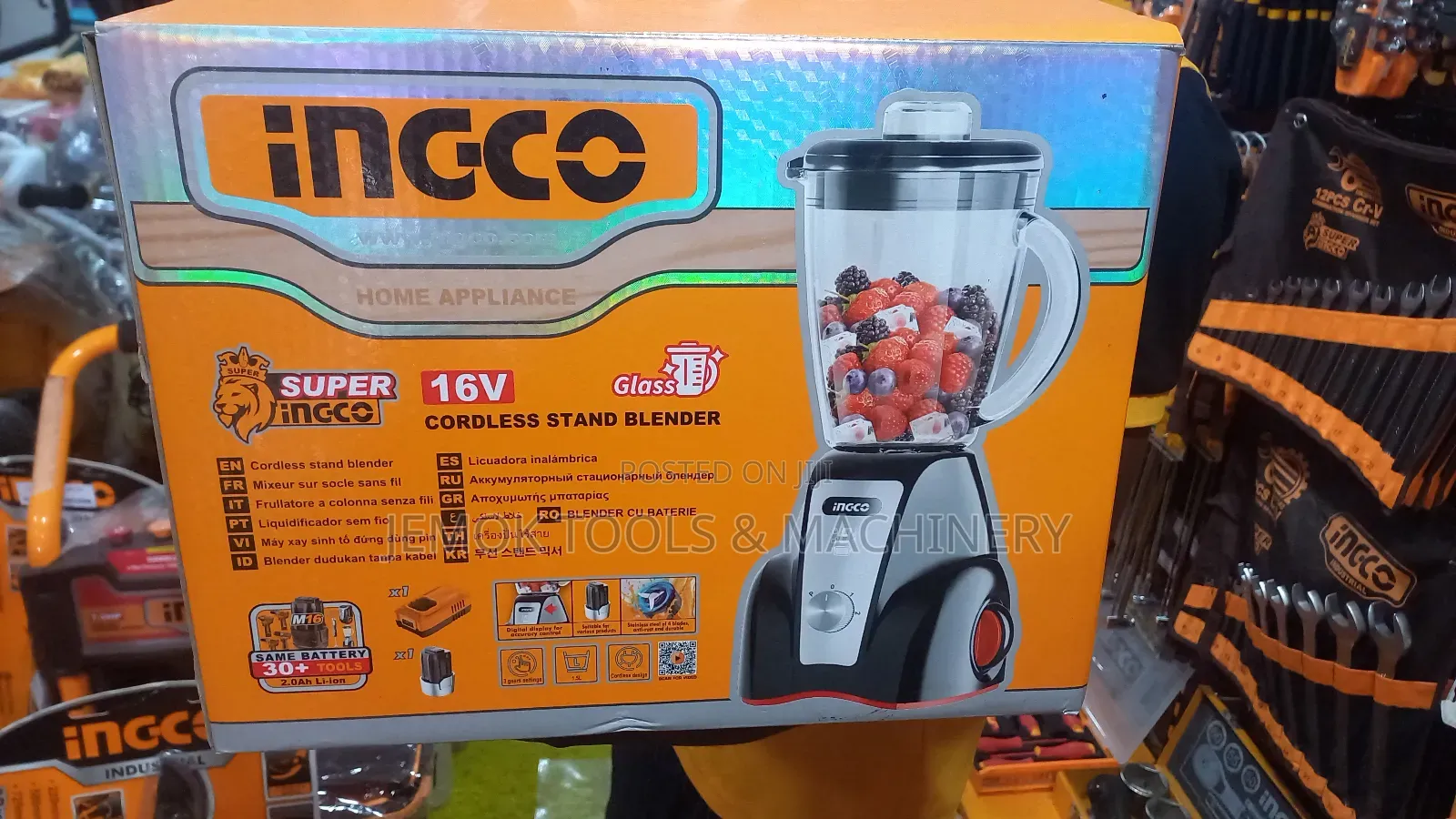 Ingco Cordless Blender 16volts