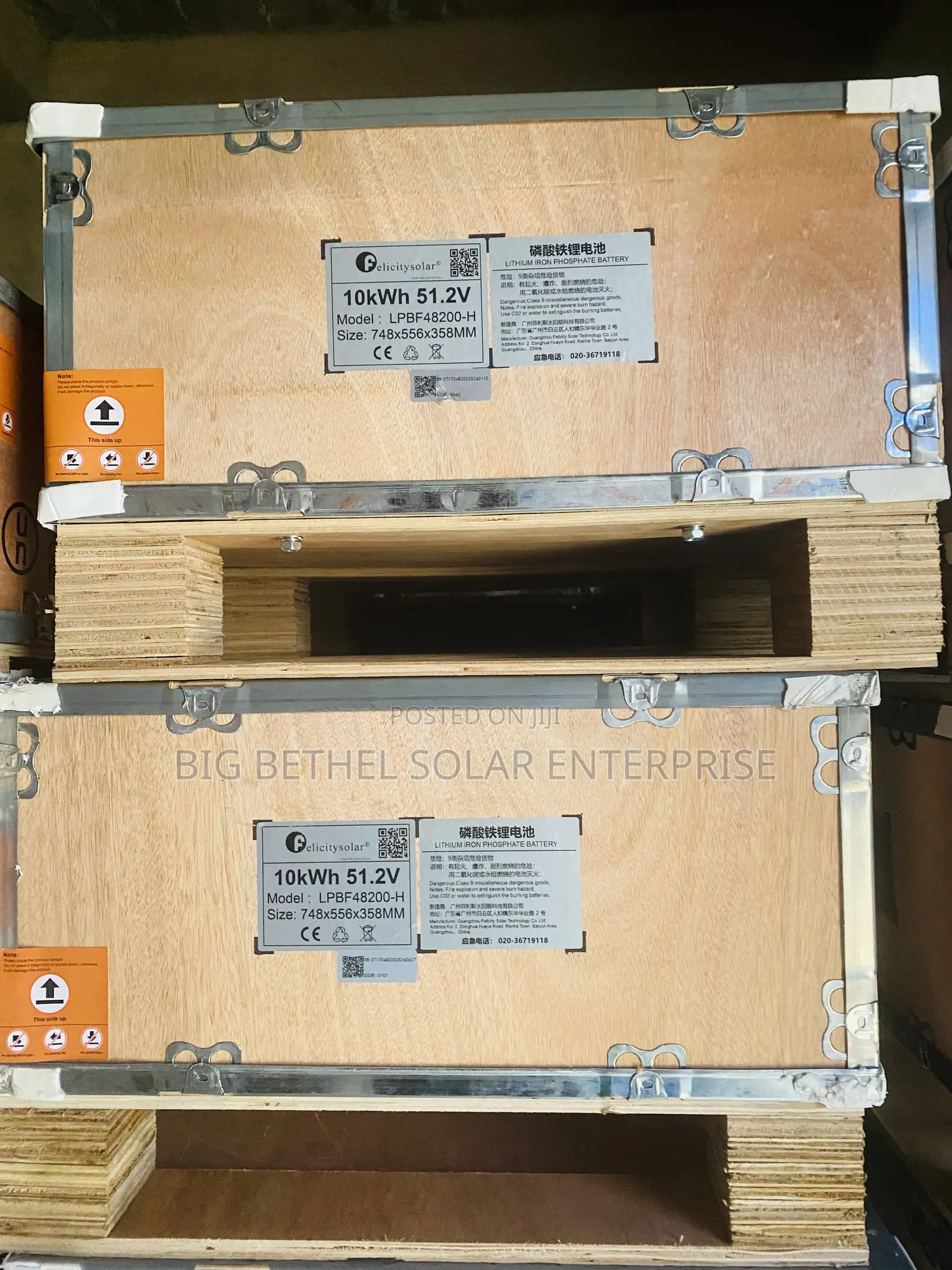 Felicity 10kwh 51.2v 200ah Solar Lithium Iron Battery