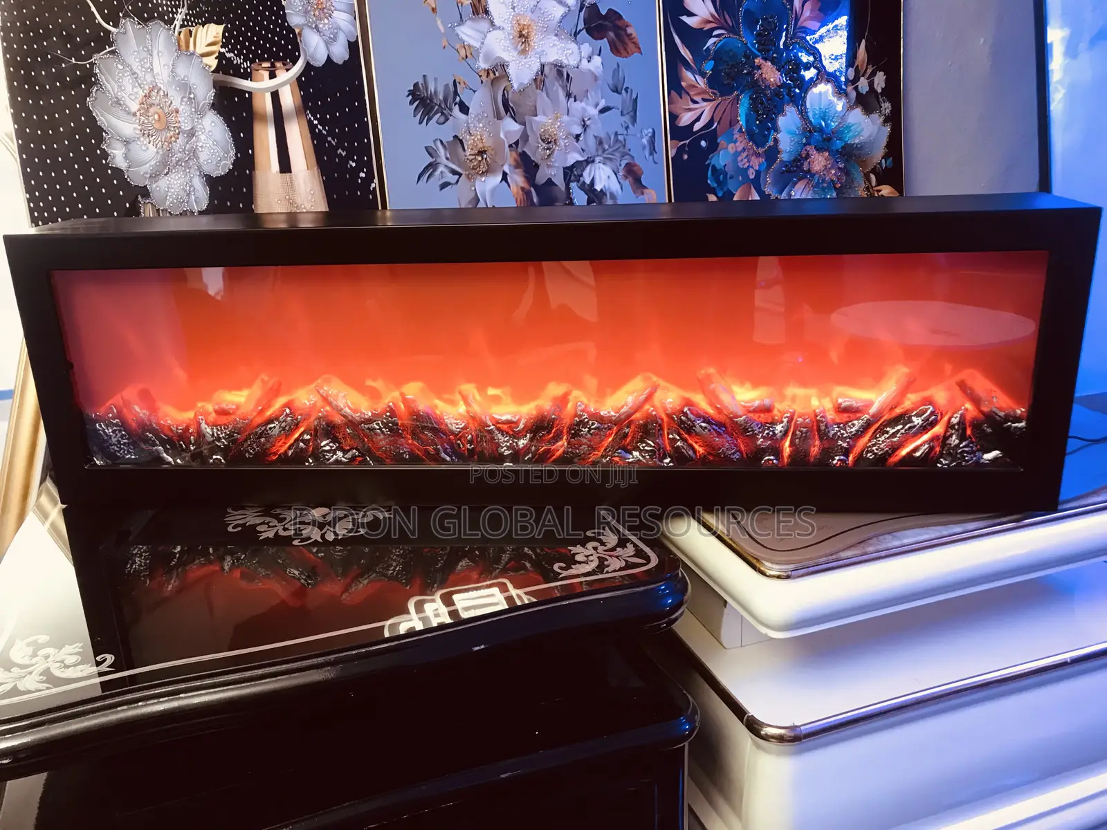 100 Cm 3d Single Color Fireplace
