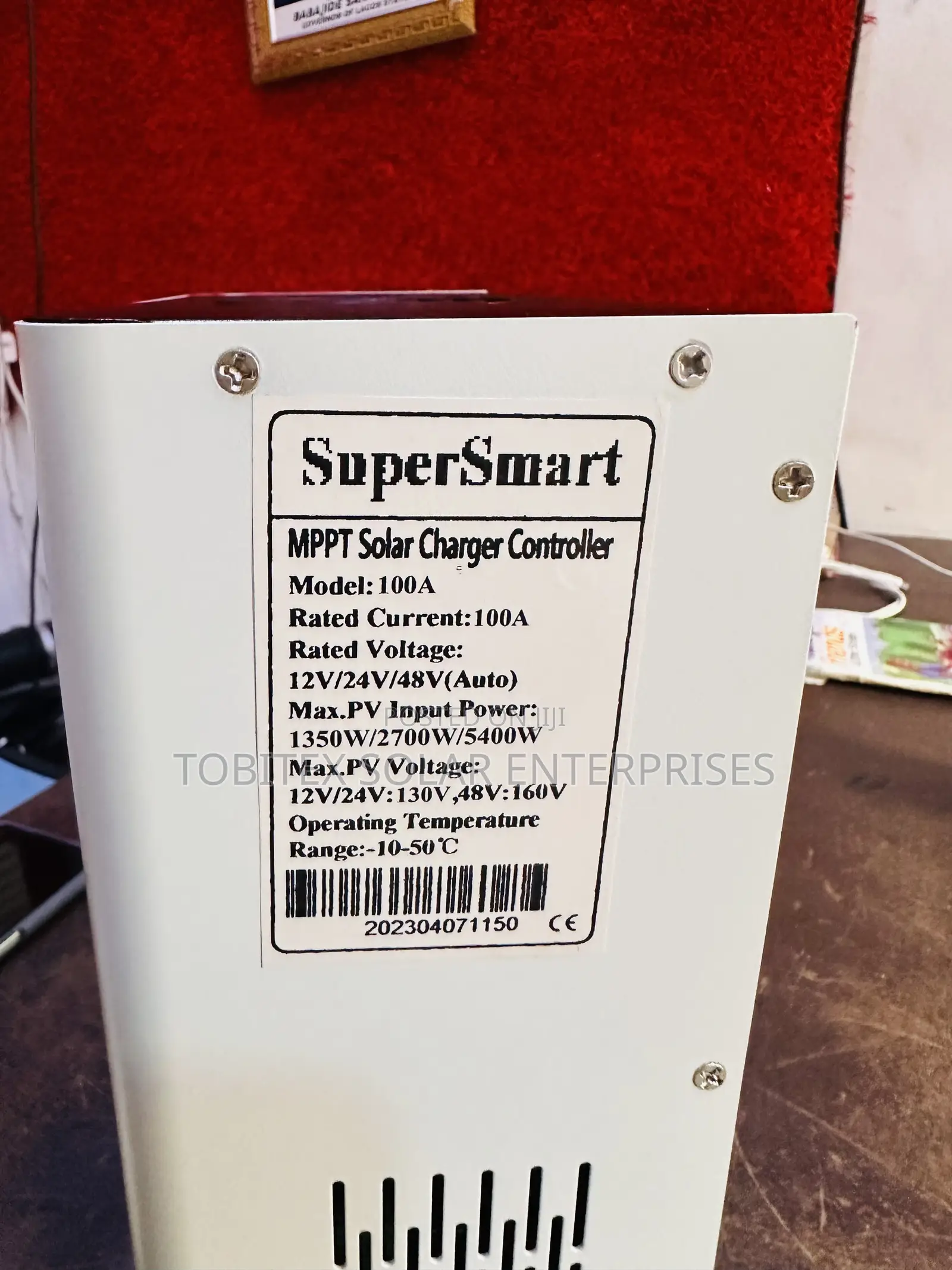100a Super Smart Solar Charge Controller