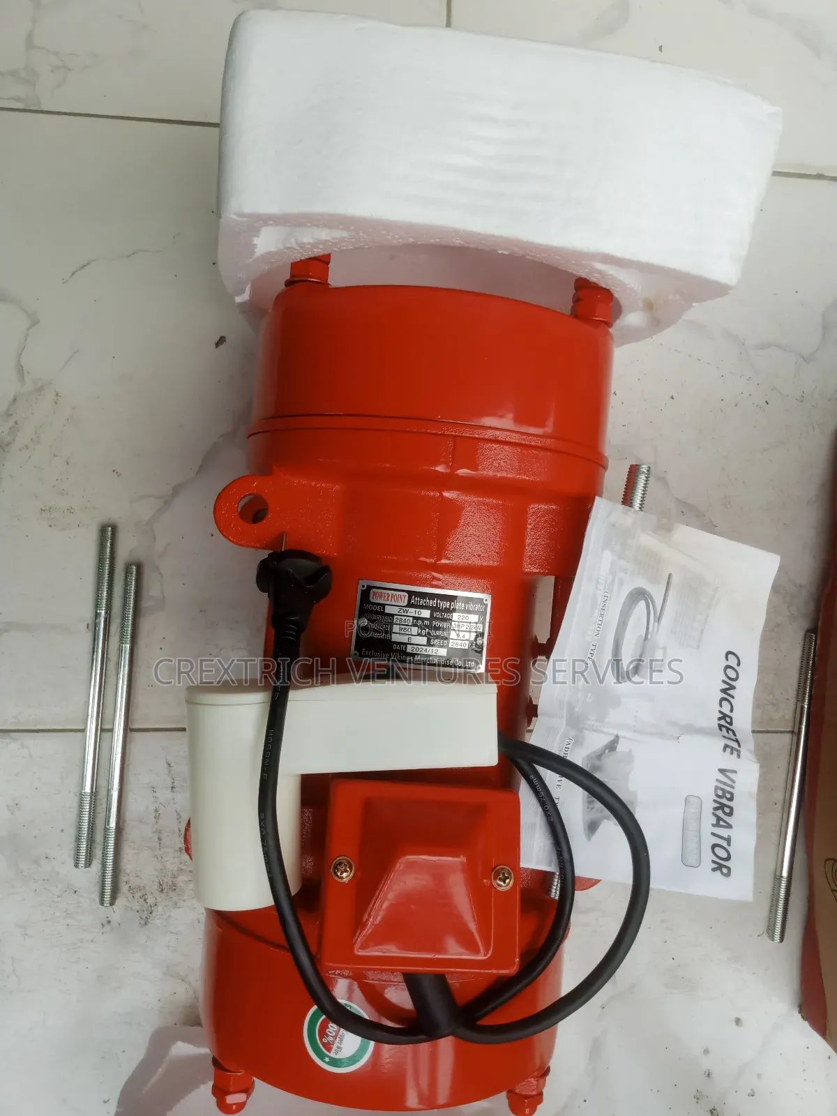 Zw-10 Power Point Plate Vibrator Motor