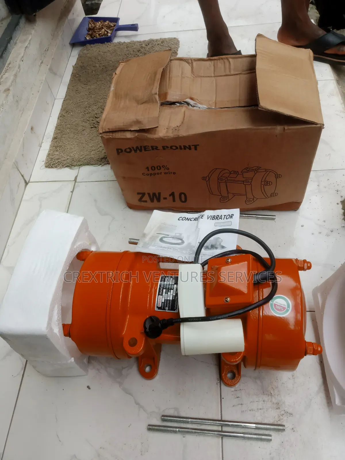 Zw-10 Power Point Plate Vibrator Motor