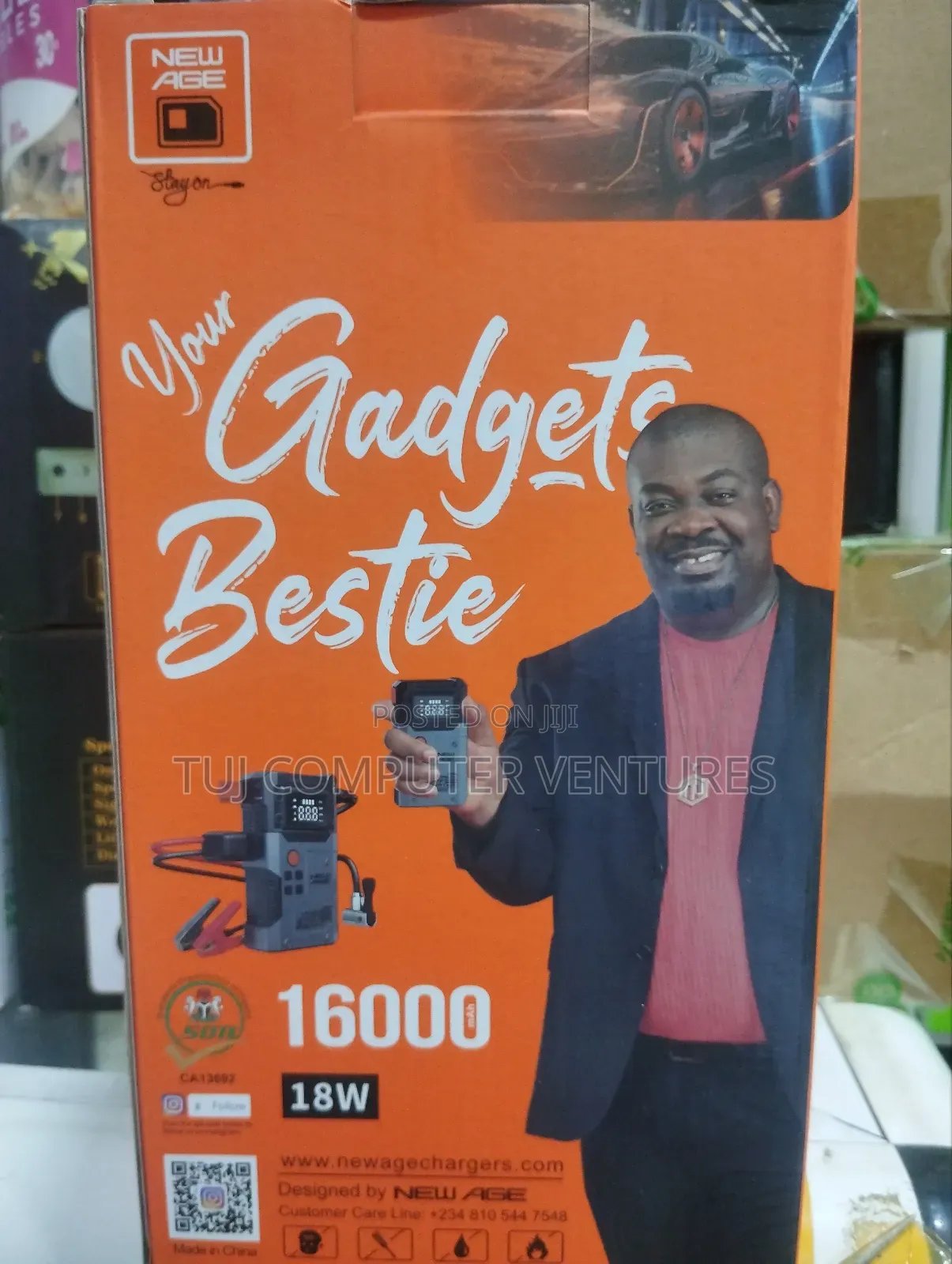 New Age Jump Starter ,Power Bank and Inflator