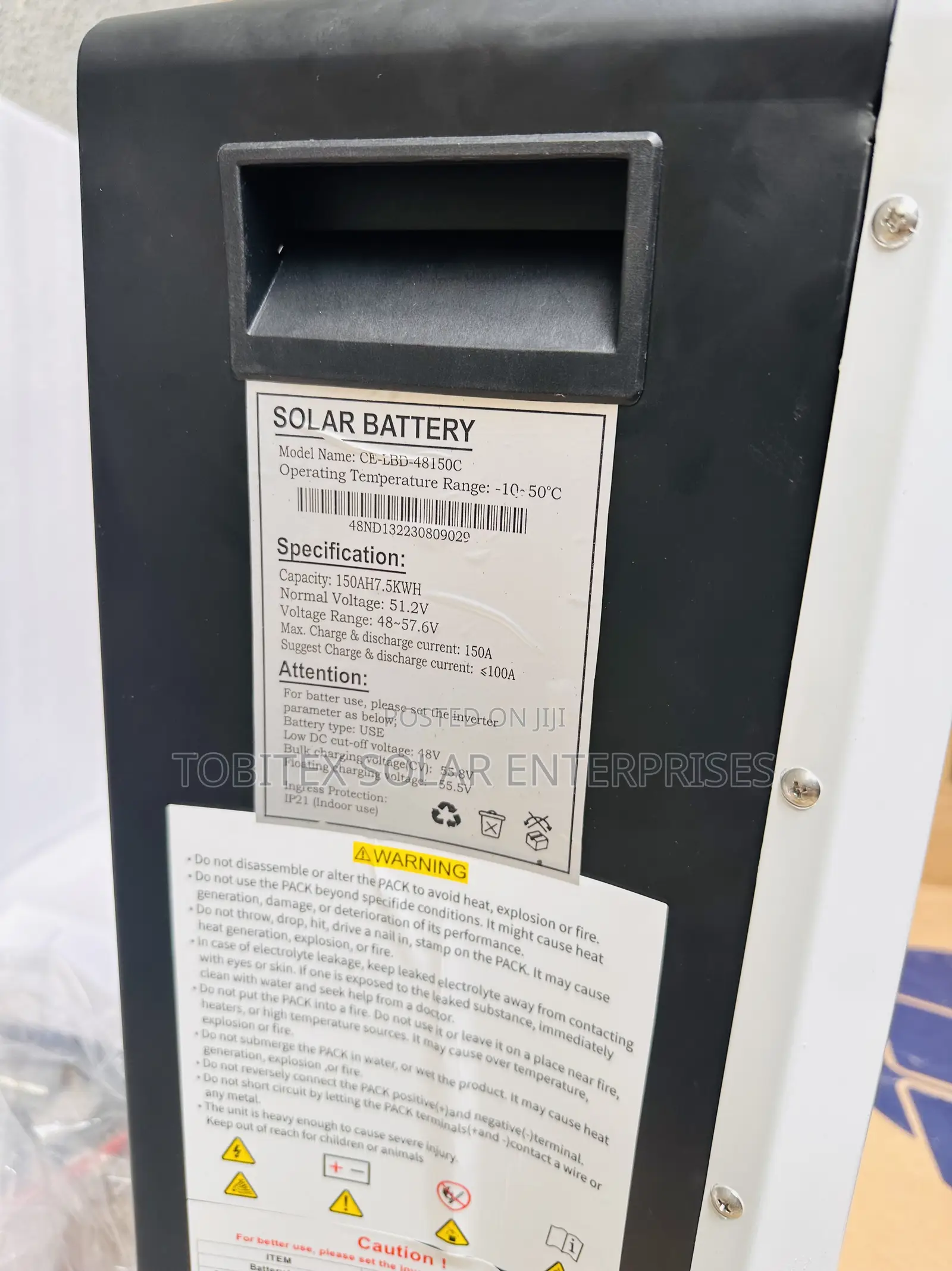 5kwh Foresolar Lithium Ion Batteries 51.2v