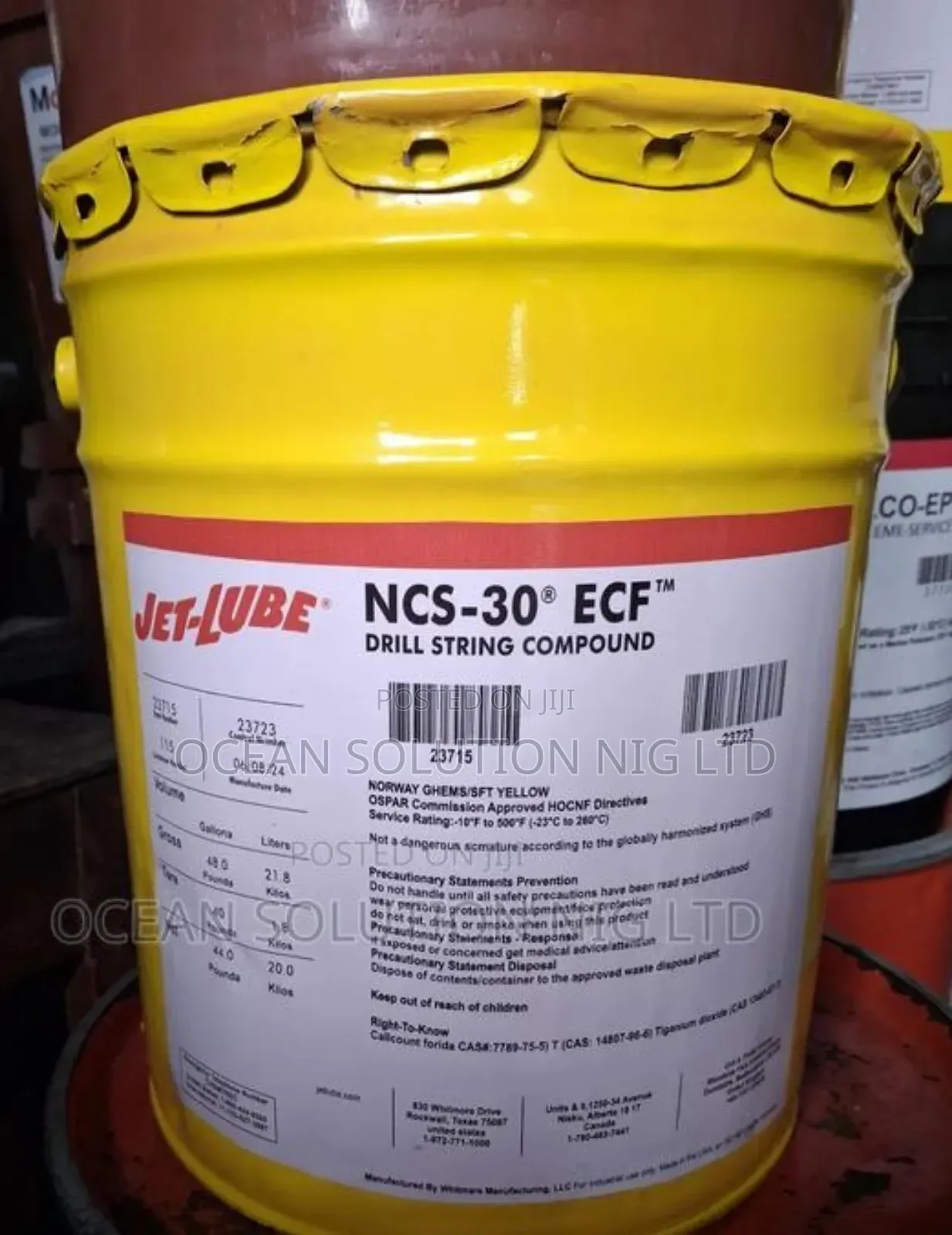 Jet-lube Ncs - 30 Ecf Drill String Compound