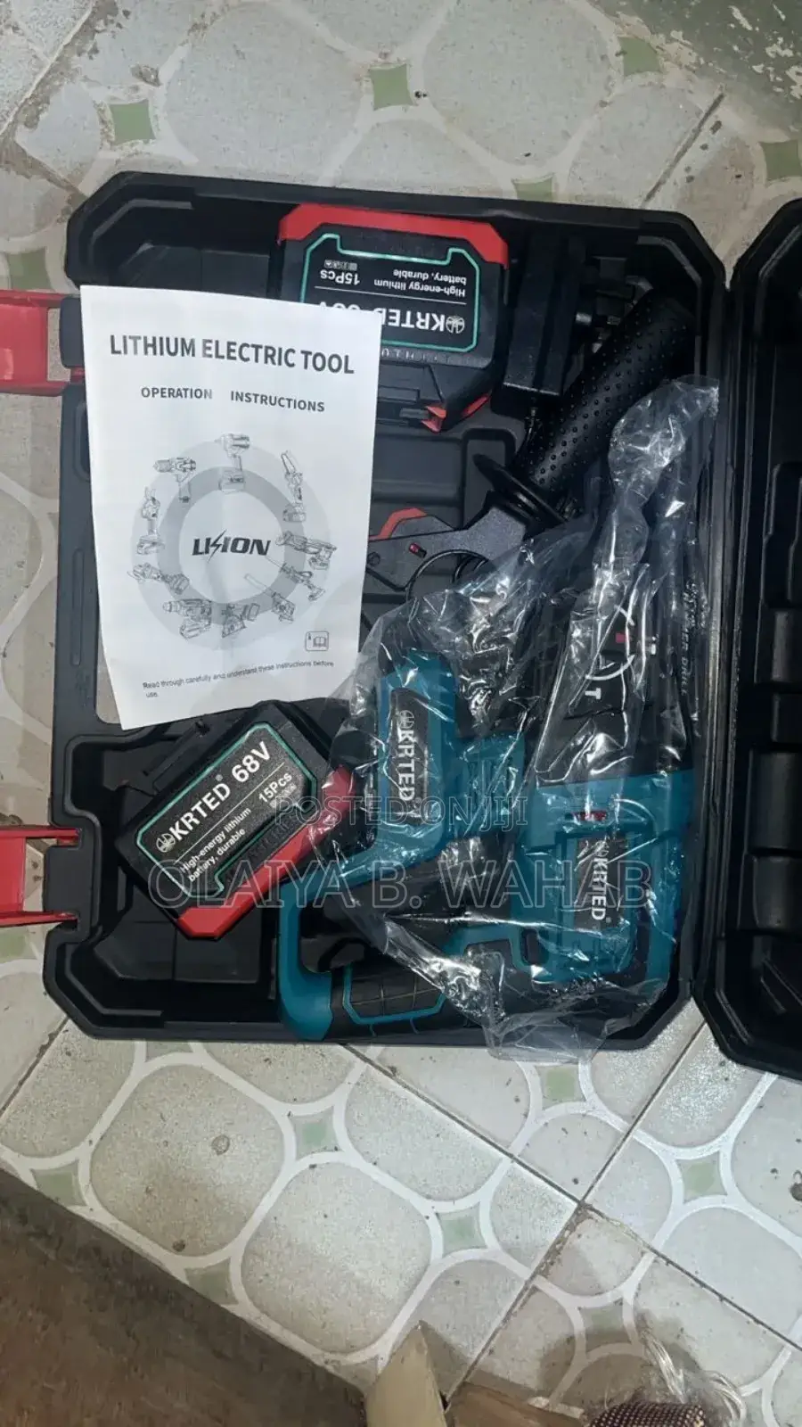 Hammer Drill Machine – High Energy Battery, Durable Powerful