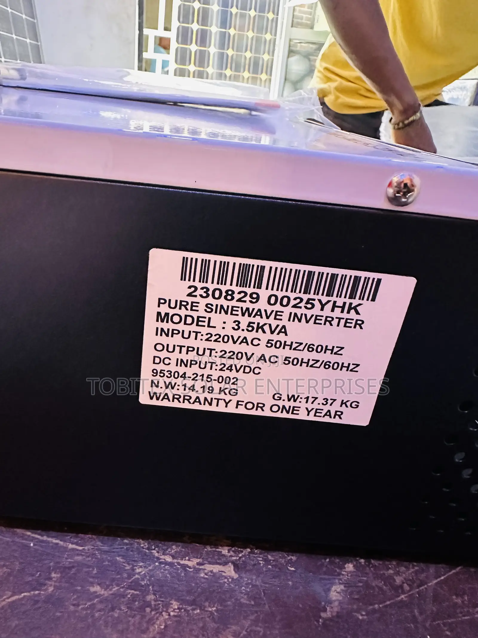 Yohako Solar Inverter 3.5kva 24v Promo