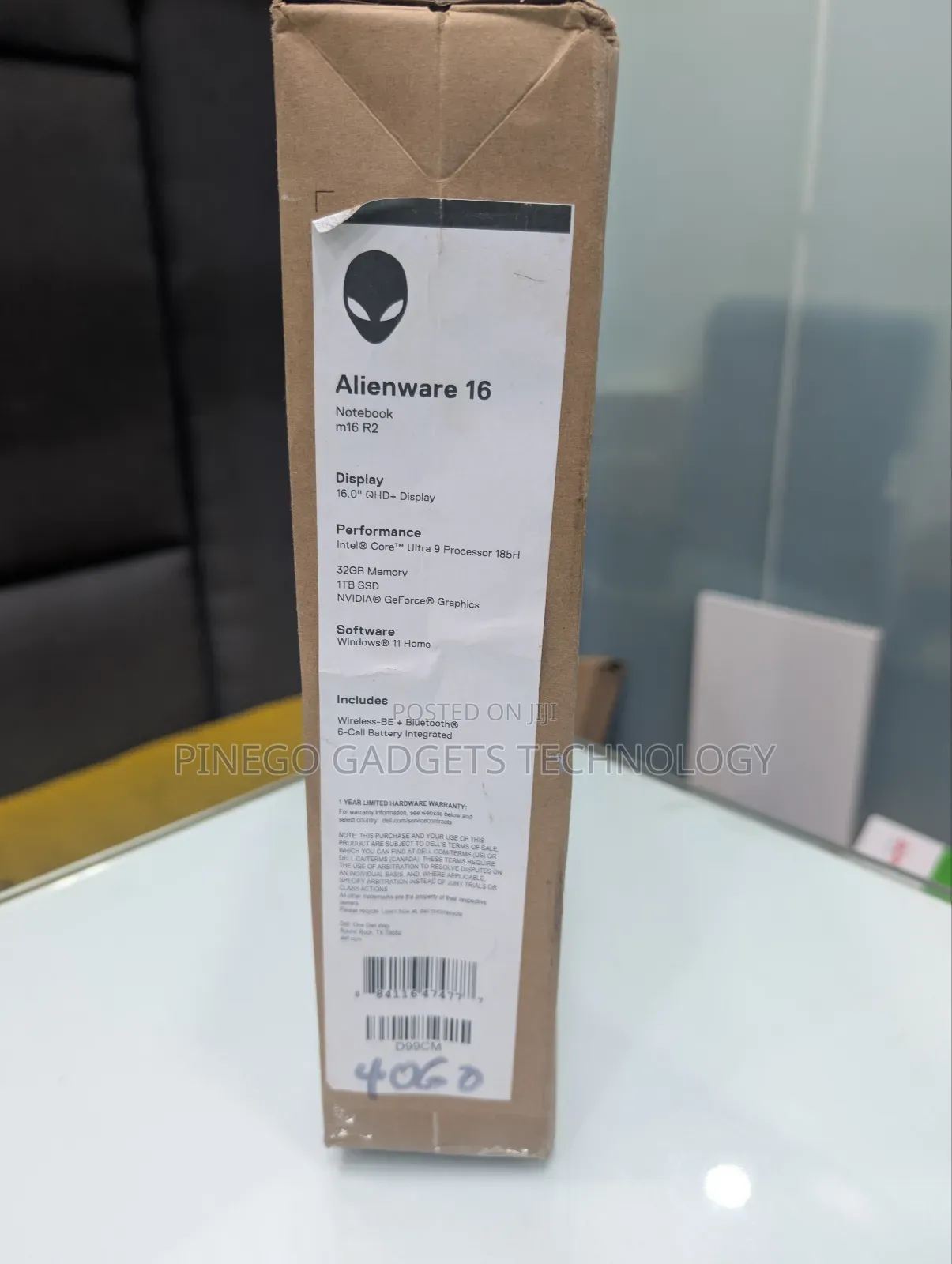 New Laptop Dell Alienware M16 R2 32GB Intel Core Ultra 9 SSD 1T