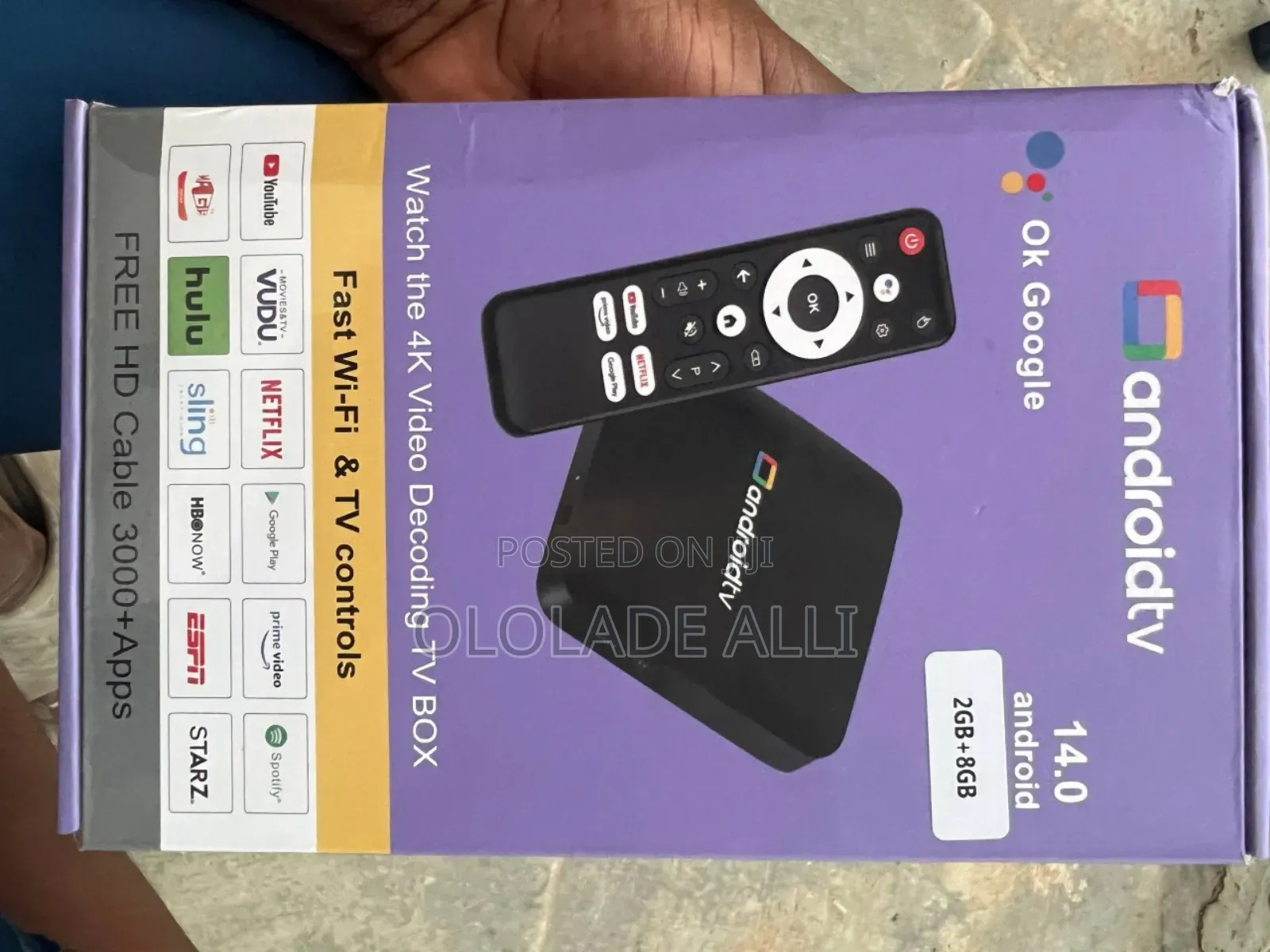 Set-Top Box H96 Max S905l3 Android 14.0 Smart Tv Box