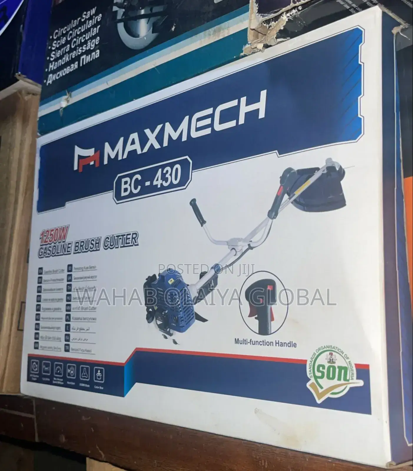 Maxmech Bc-430 Gasoline Brush Cutter – Powerful Grass Trimmer
