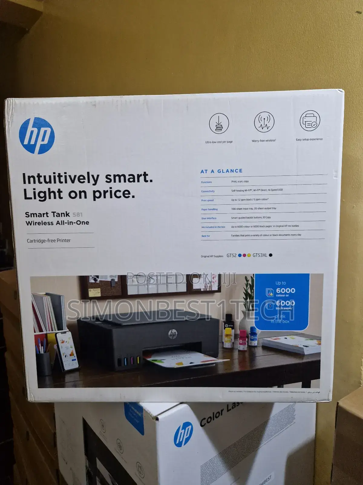 Hp Smart Tank 581 Wireless 3 in 1