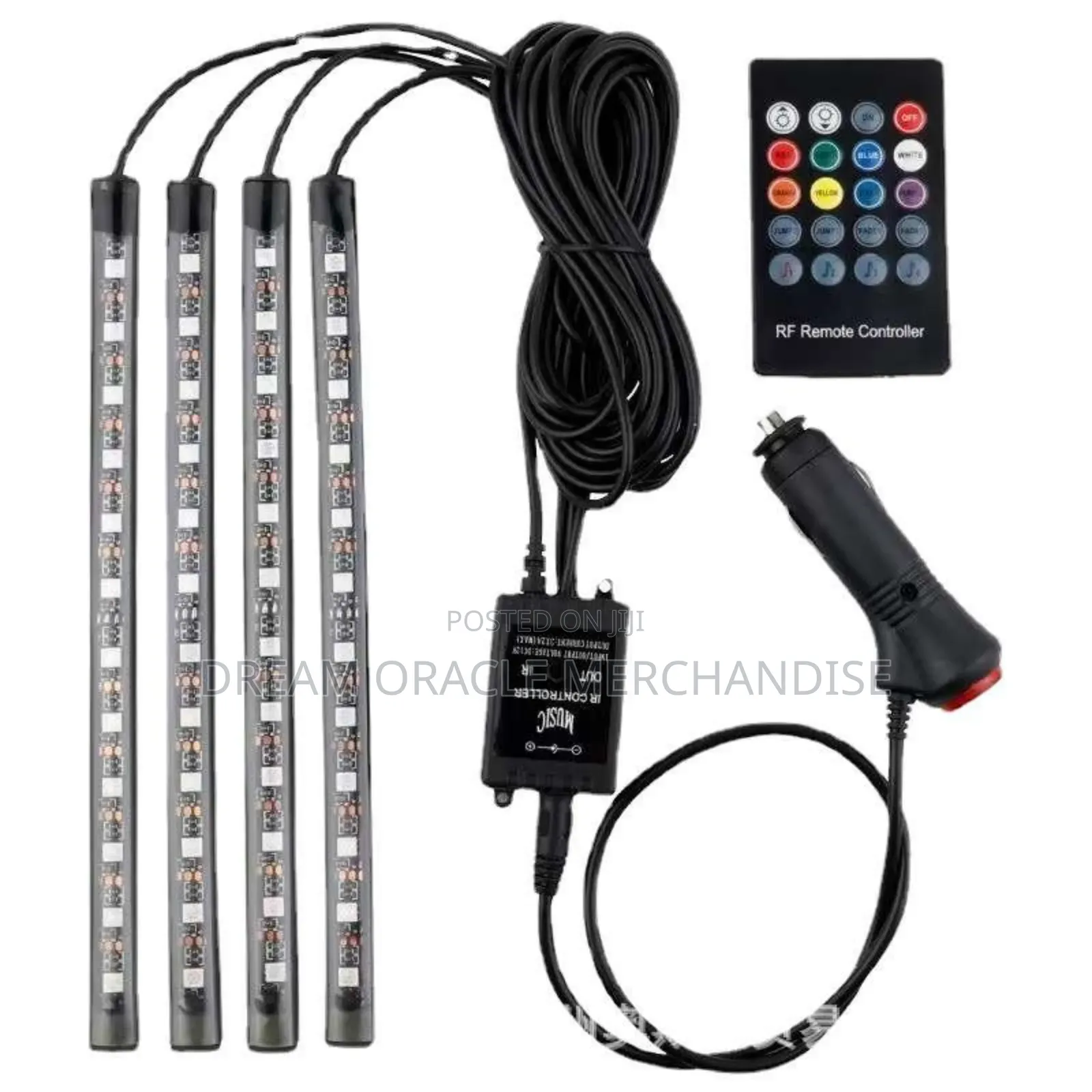 Car Quality Ambient Foot Light With Mobile Phone Control