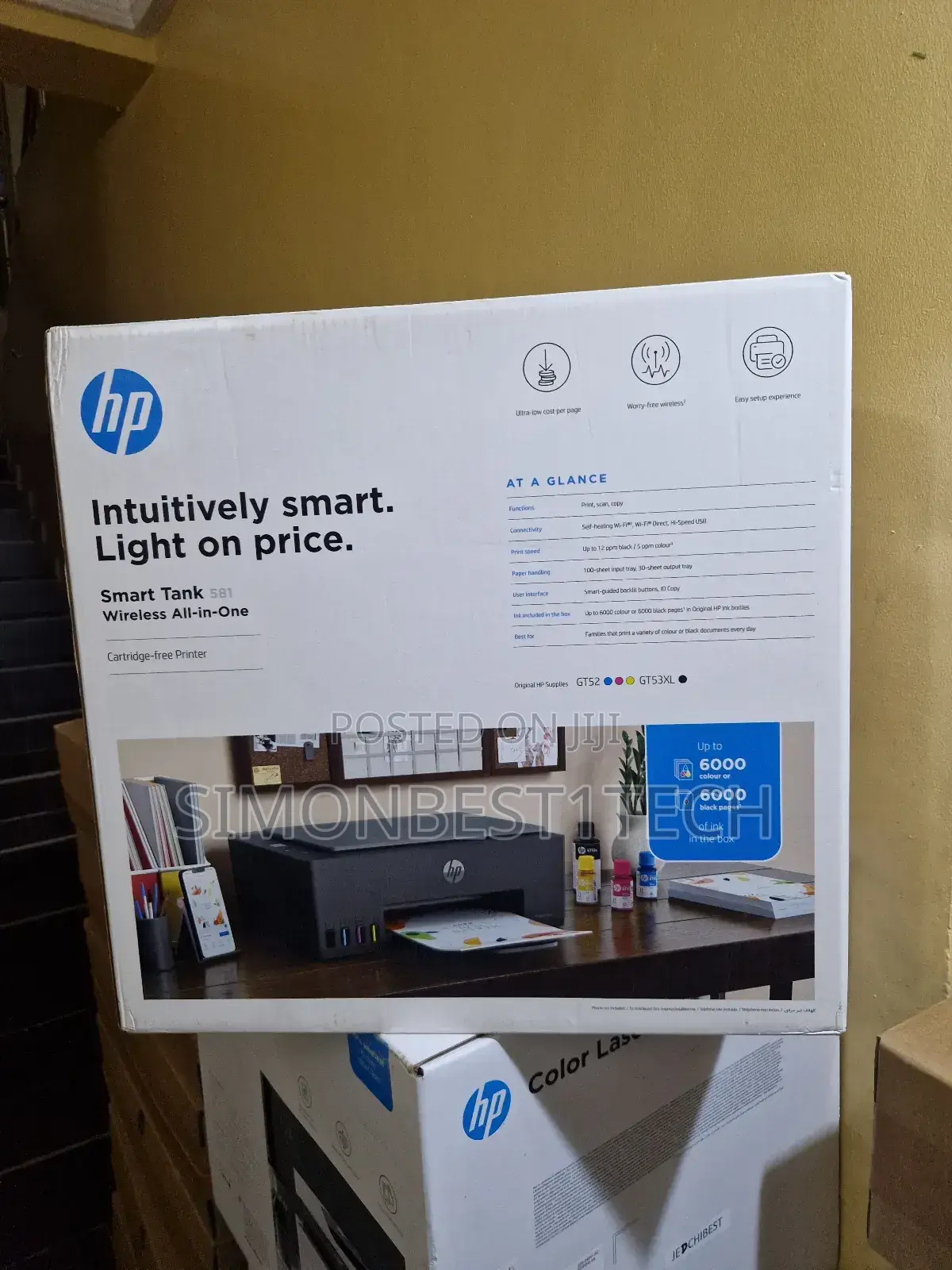 Hp Smart Tank 581 Wireless 3 in 1