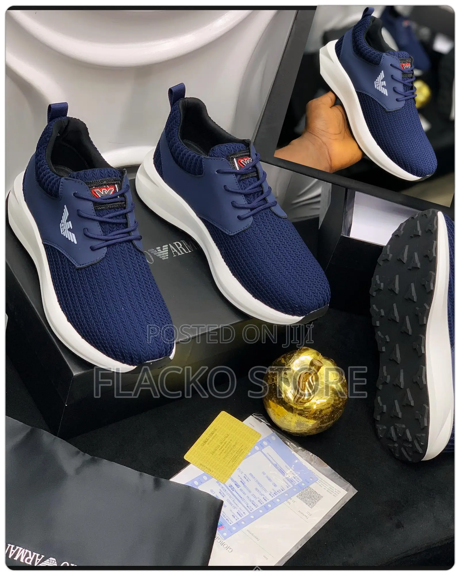Original Emporio Armani Luxury Sneakers