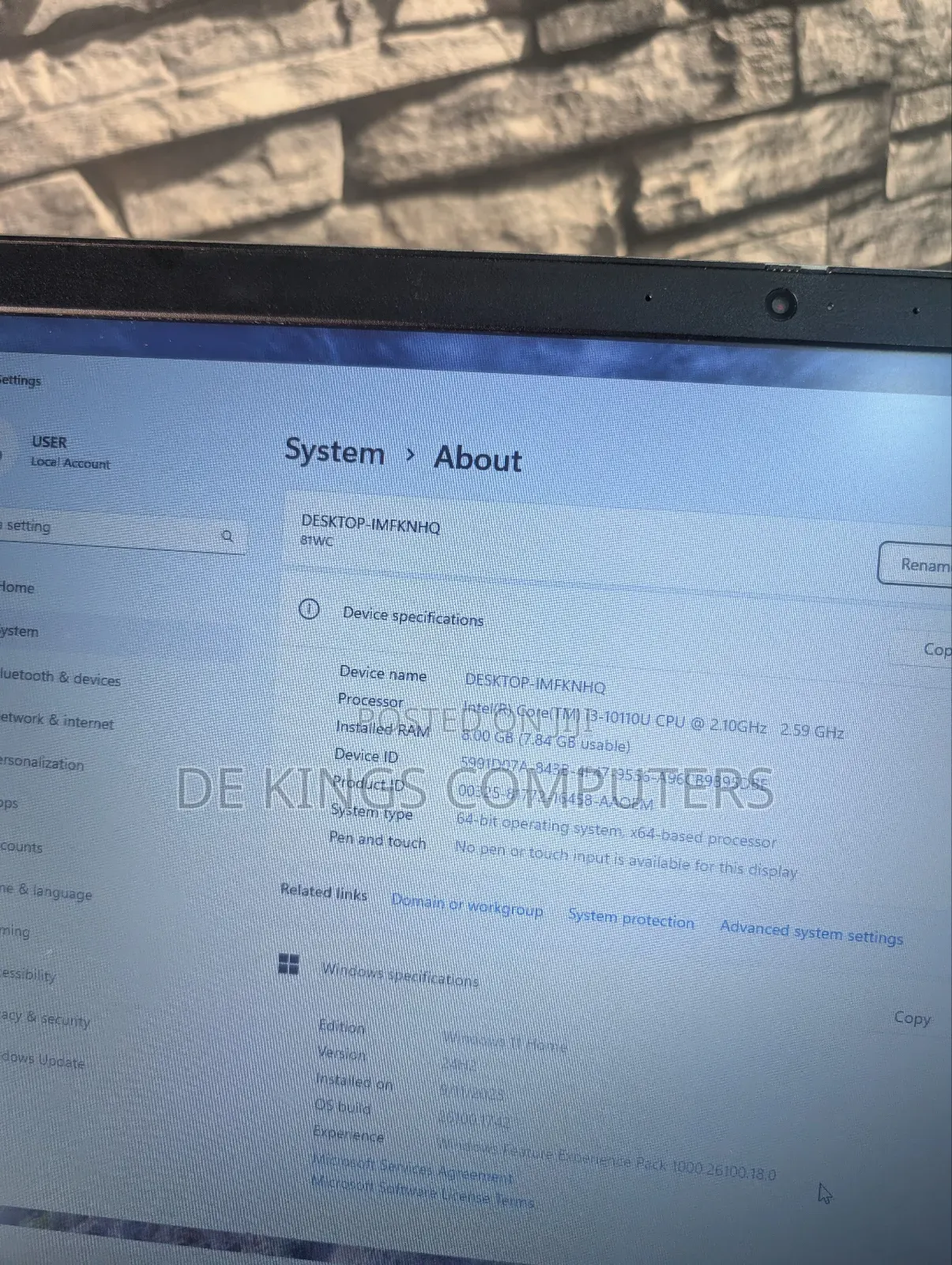 Laptop Lenovo IdeaPad 300 8GB Intel Core i3 SSD 256GB