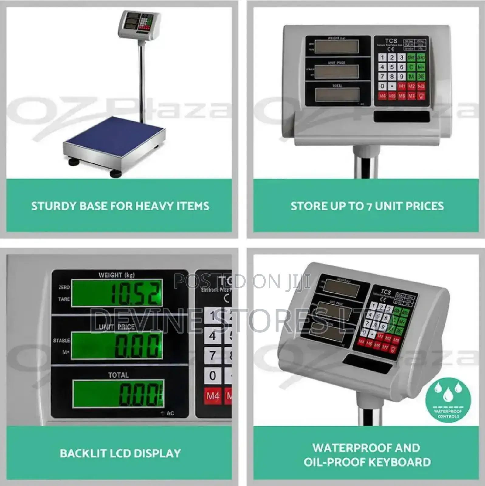 300kg Stainless Digital Weighing Scale