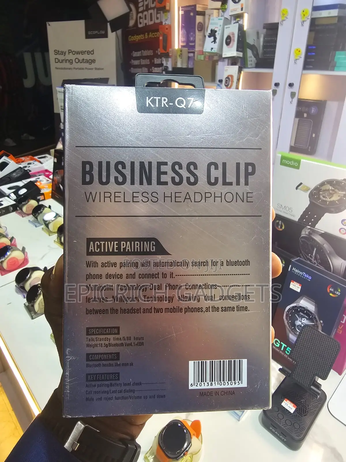 Business Clip Wireless Headphone