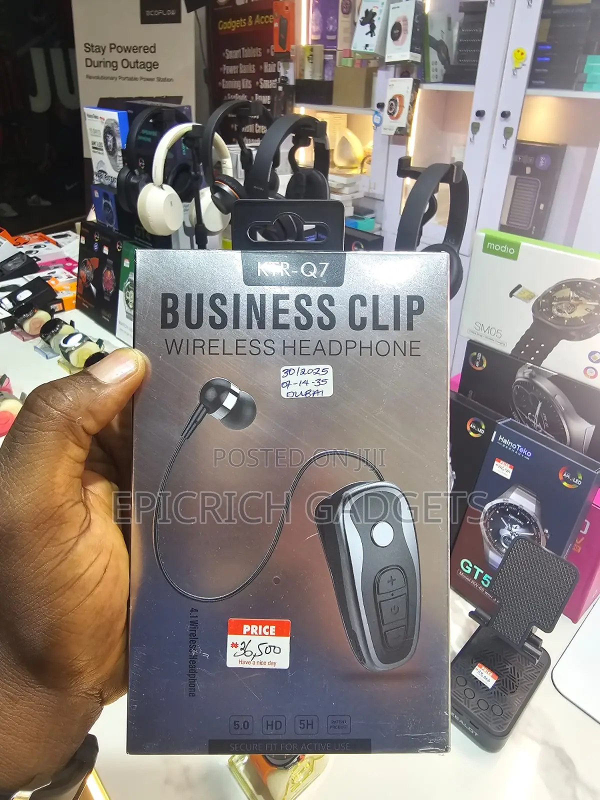 Business Clip Wireless Headphone