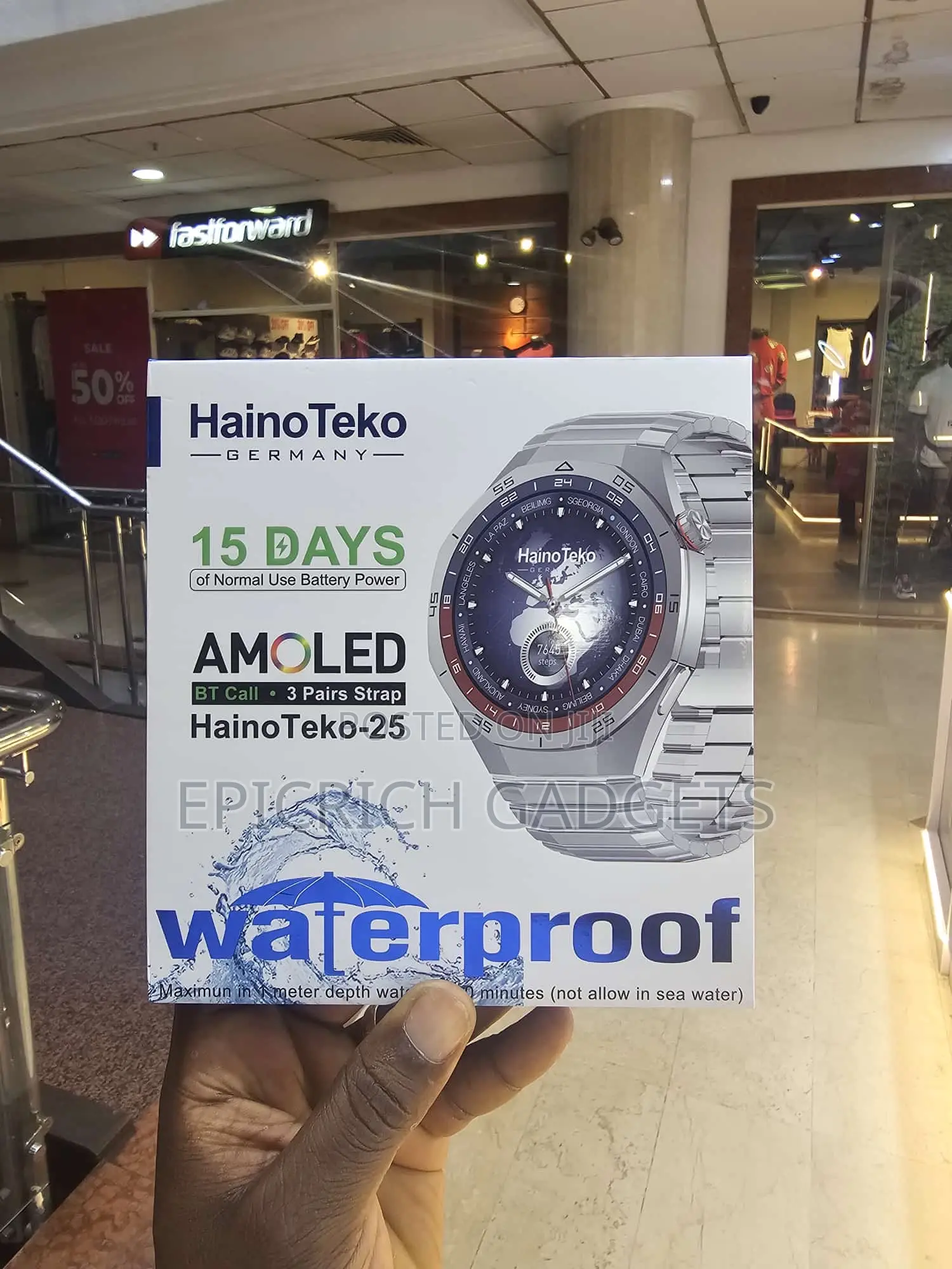 Hainoteko-25 Smartwatch Waterproof Bluetooth Calling
