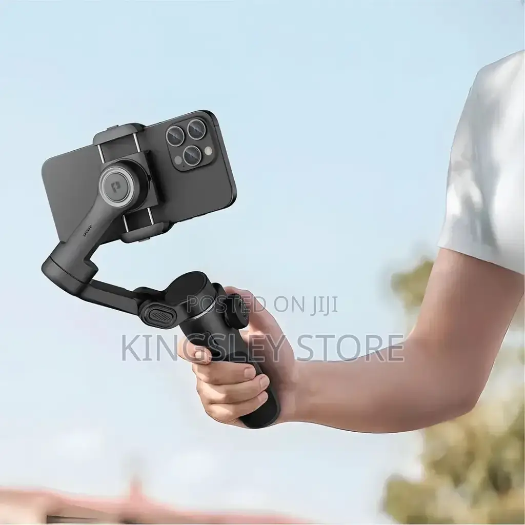 Porodo Velocam 3-Axis Gimbal Stabilizer - Black