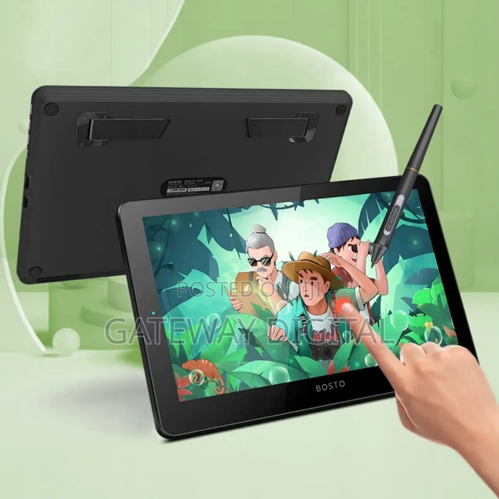 Bosto 12hd-a H-ips Lcd Graphics Drawing Tablet Monitor 11.6 Inch