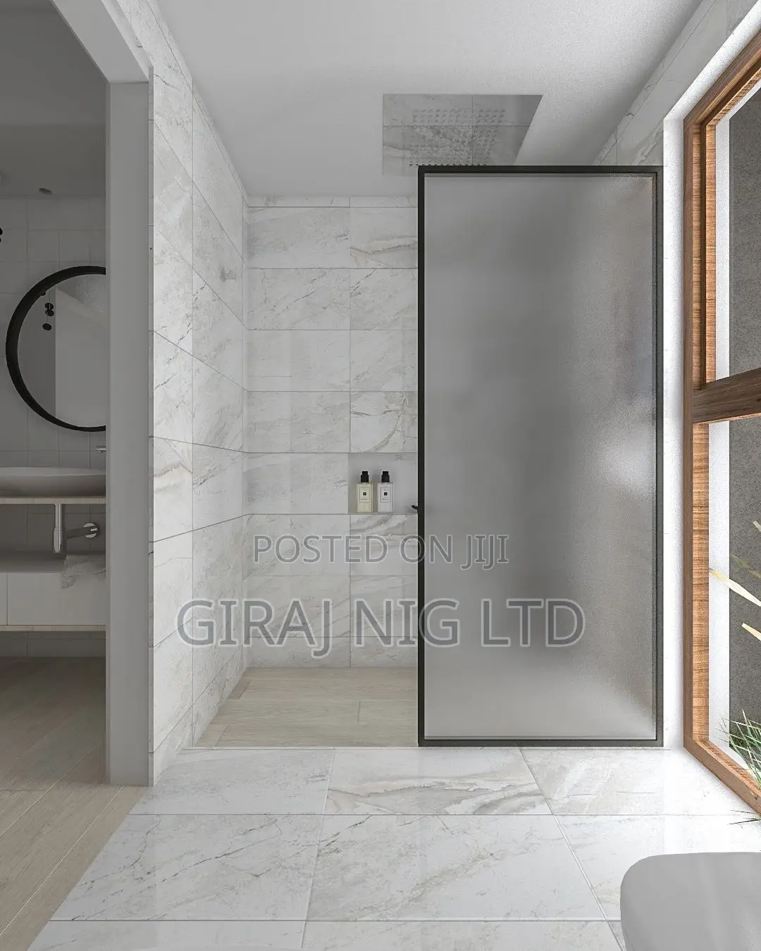 Frosted Fix Shower Glass