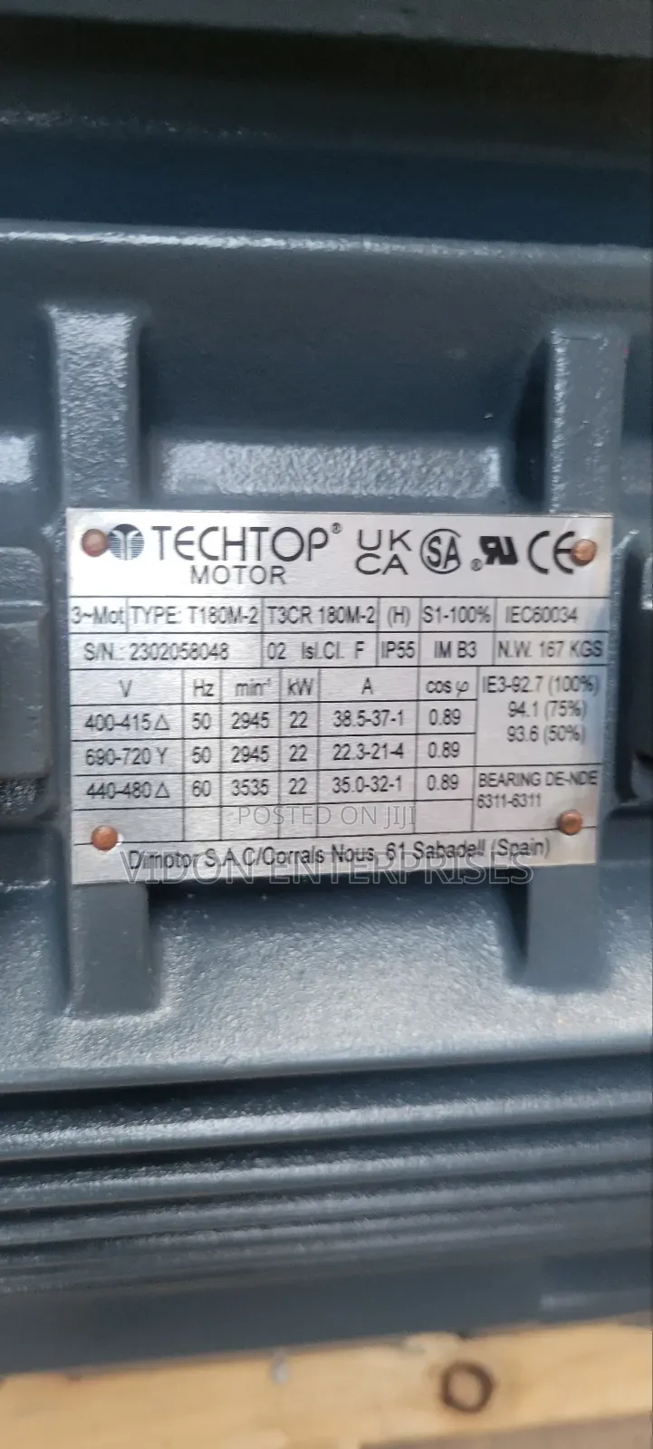 Electric Motor 22kw