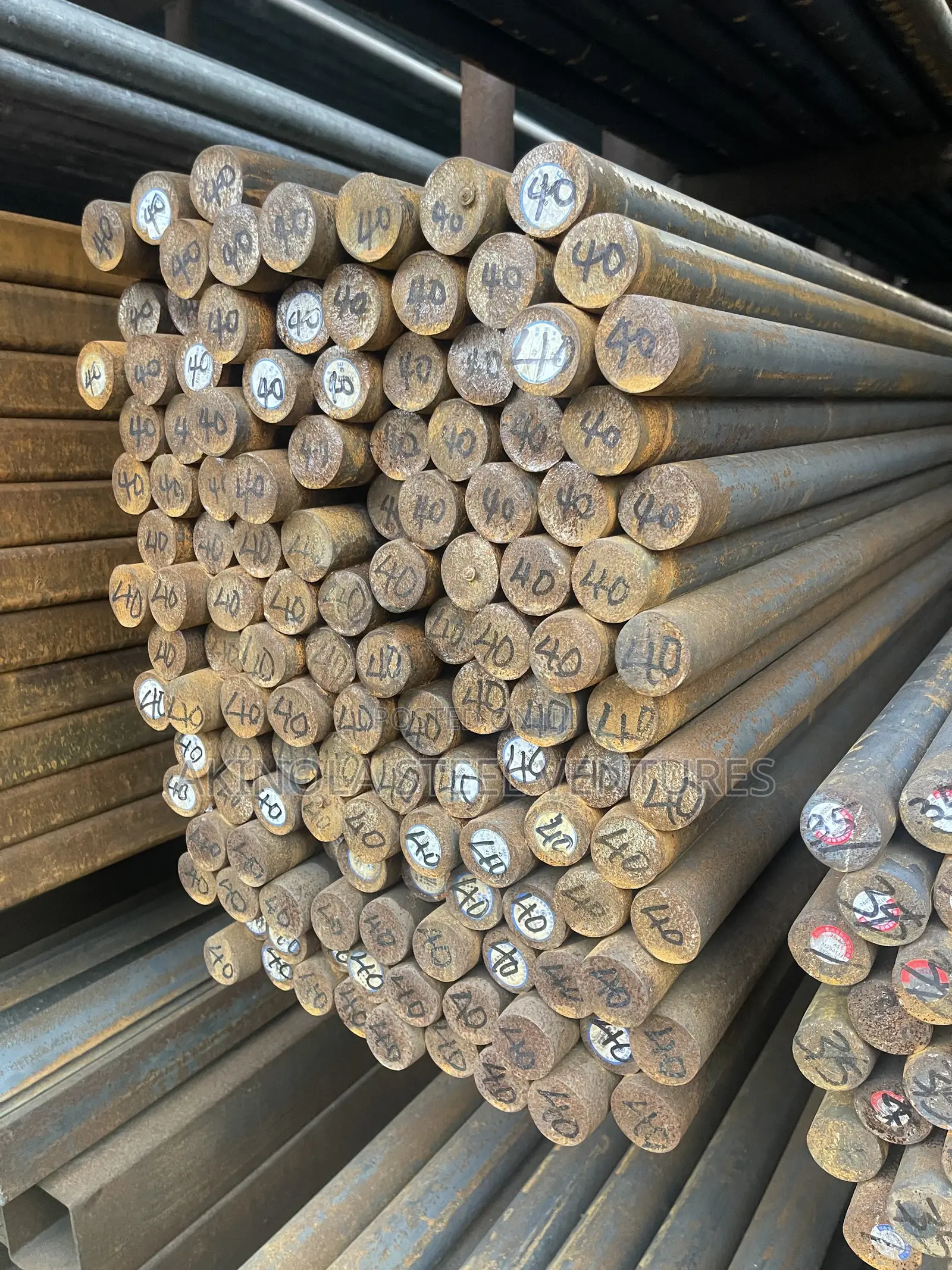 40mm by 6mtrs Mild Steel Rod