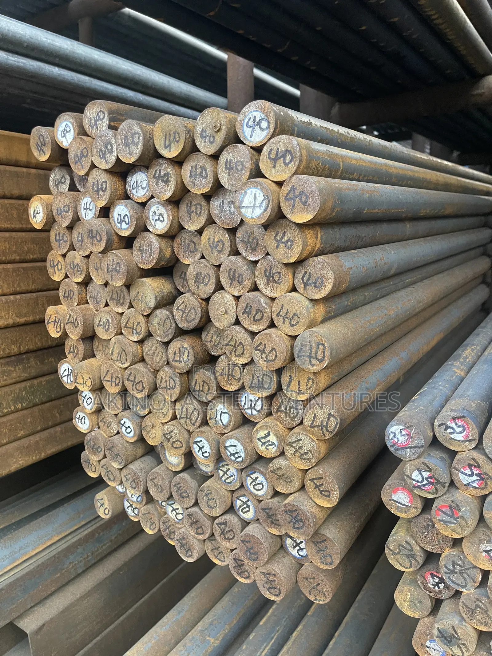 40mm by 6mtrs Mild Steel Rod