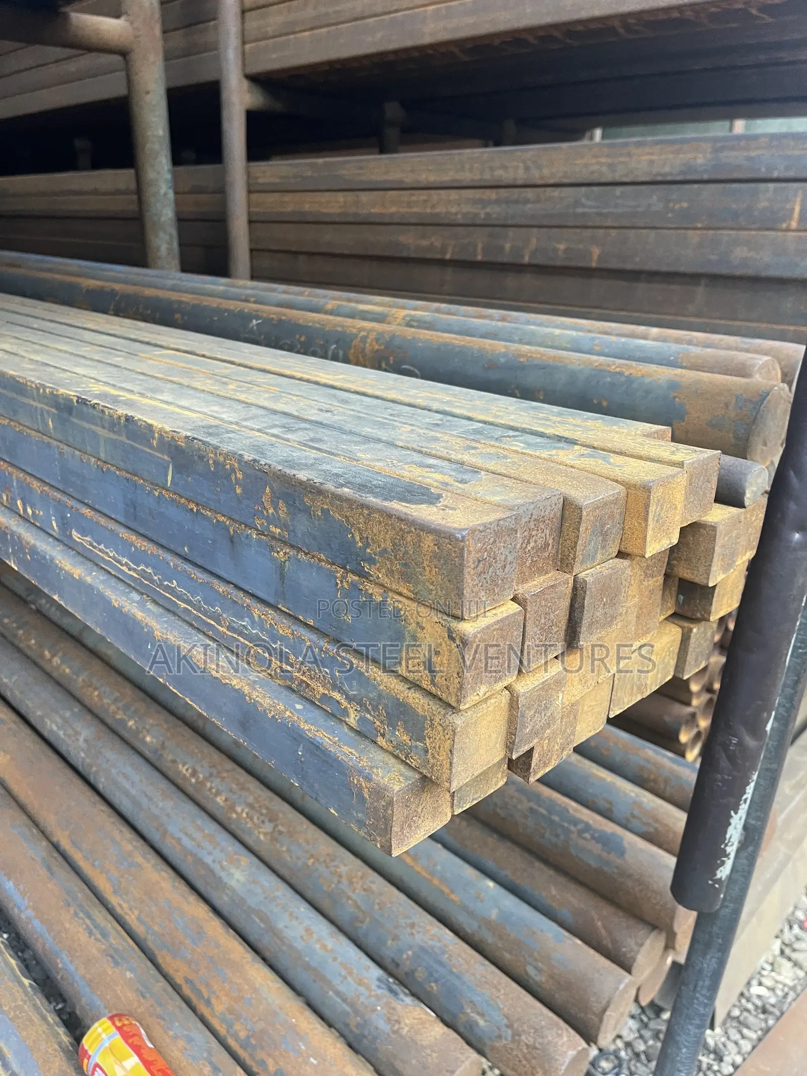 40mm X 40mm by 6mtrs Mild Steel Square Rod