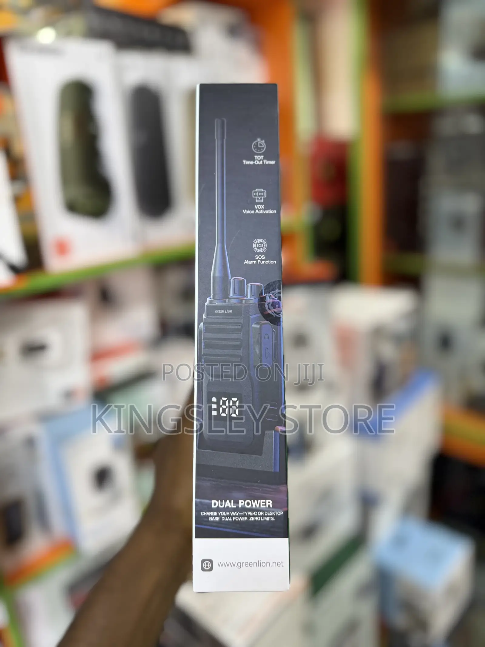 Green Lion Gpx700 Walkie Talkie - Black