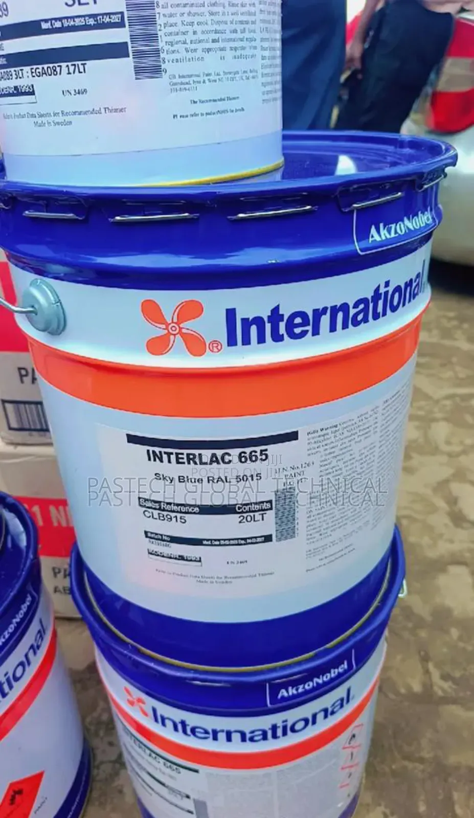 International Interlac 665 Sky Blue Ral 5015