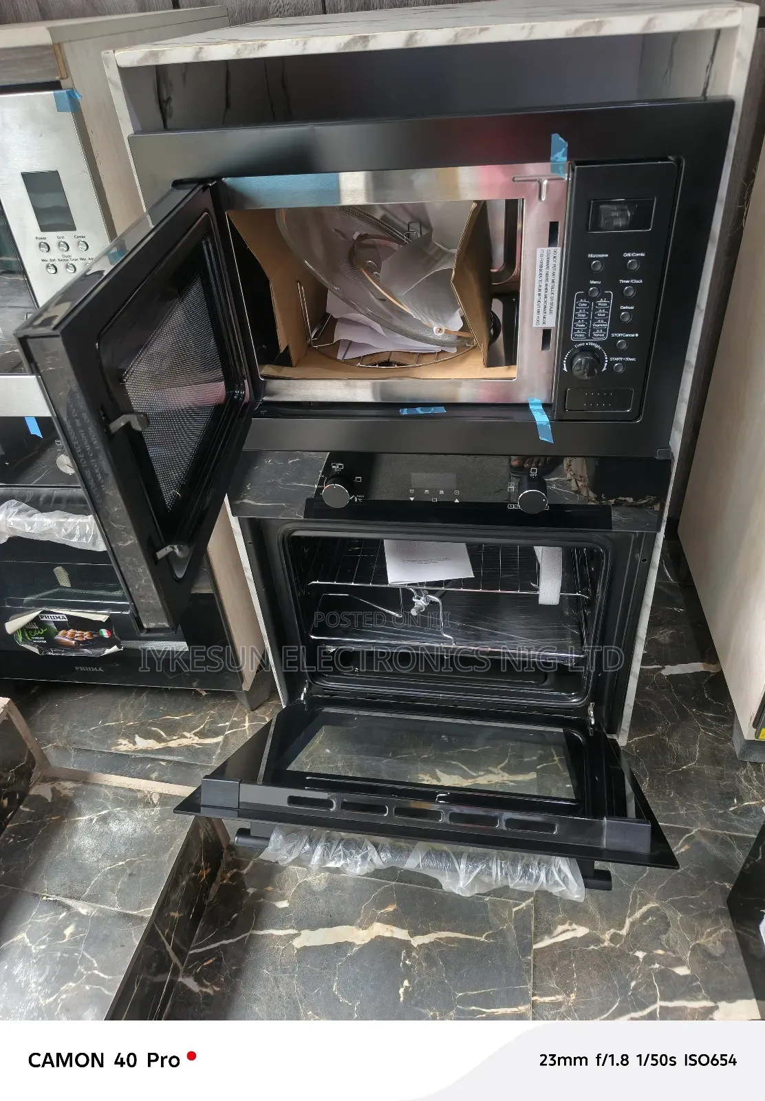 Original High Quality 2025 Model Built-in Gas Ele Oven Microwave