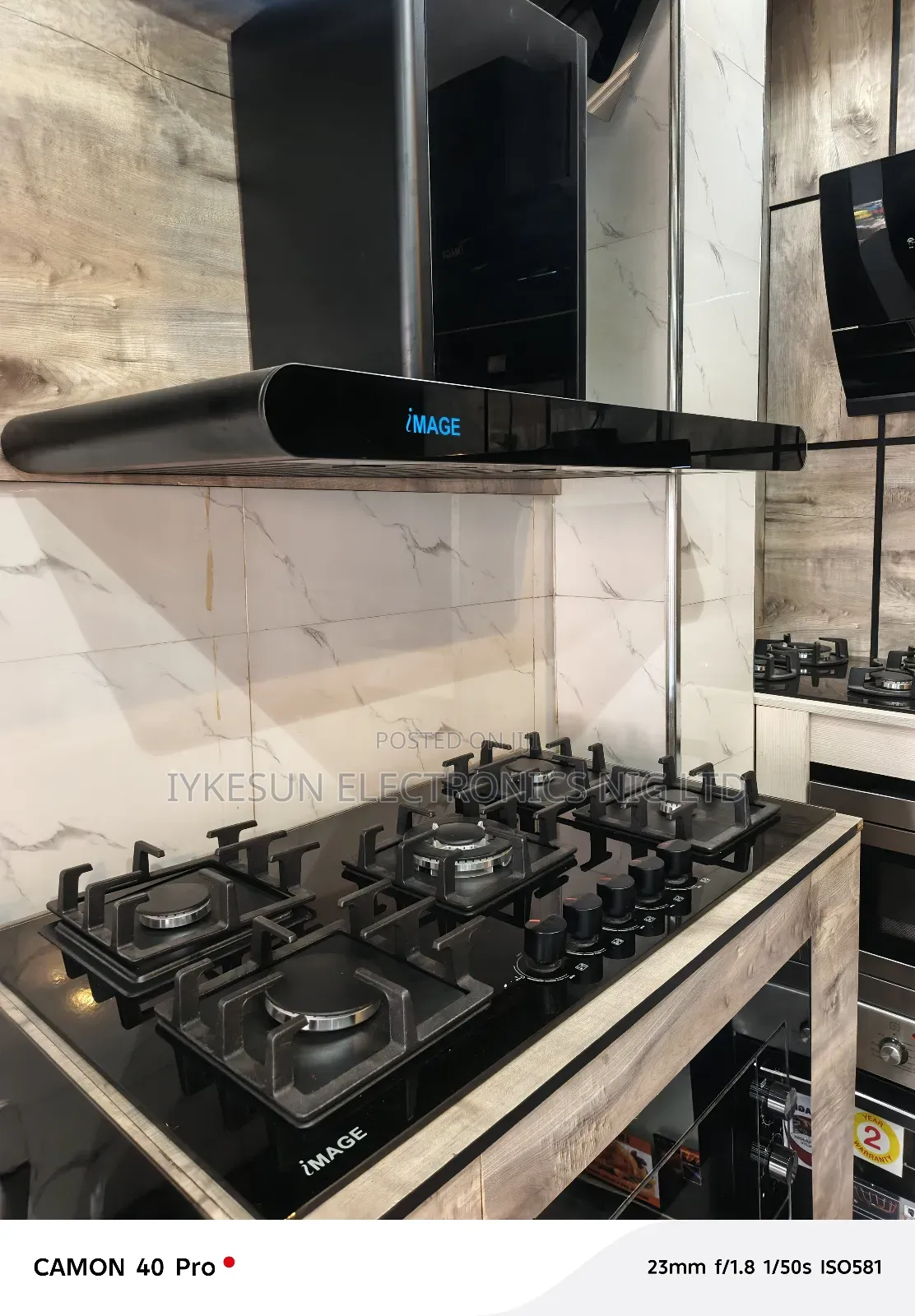 Original Quality Image Built-in Gas Cooker Inverter Heat Extractor