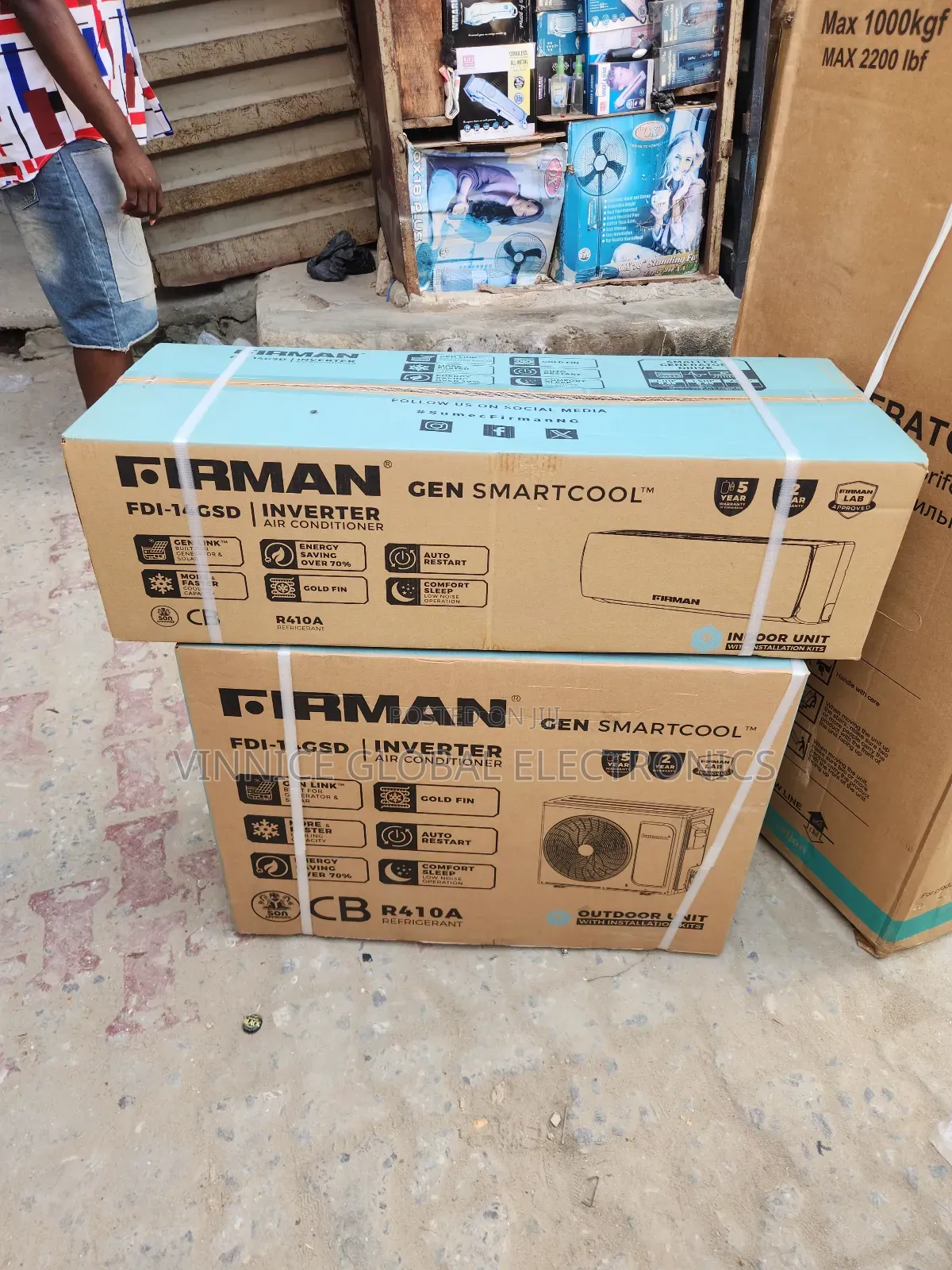 Inverter Air Conditioner Firman With Copper Condenser