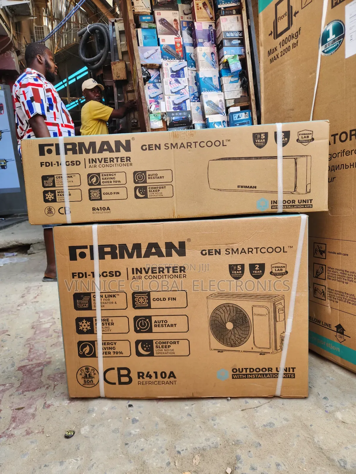 1.5hp Firman Inverter Ac With Complete Kits Copper Condenser