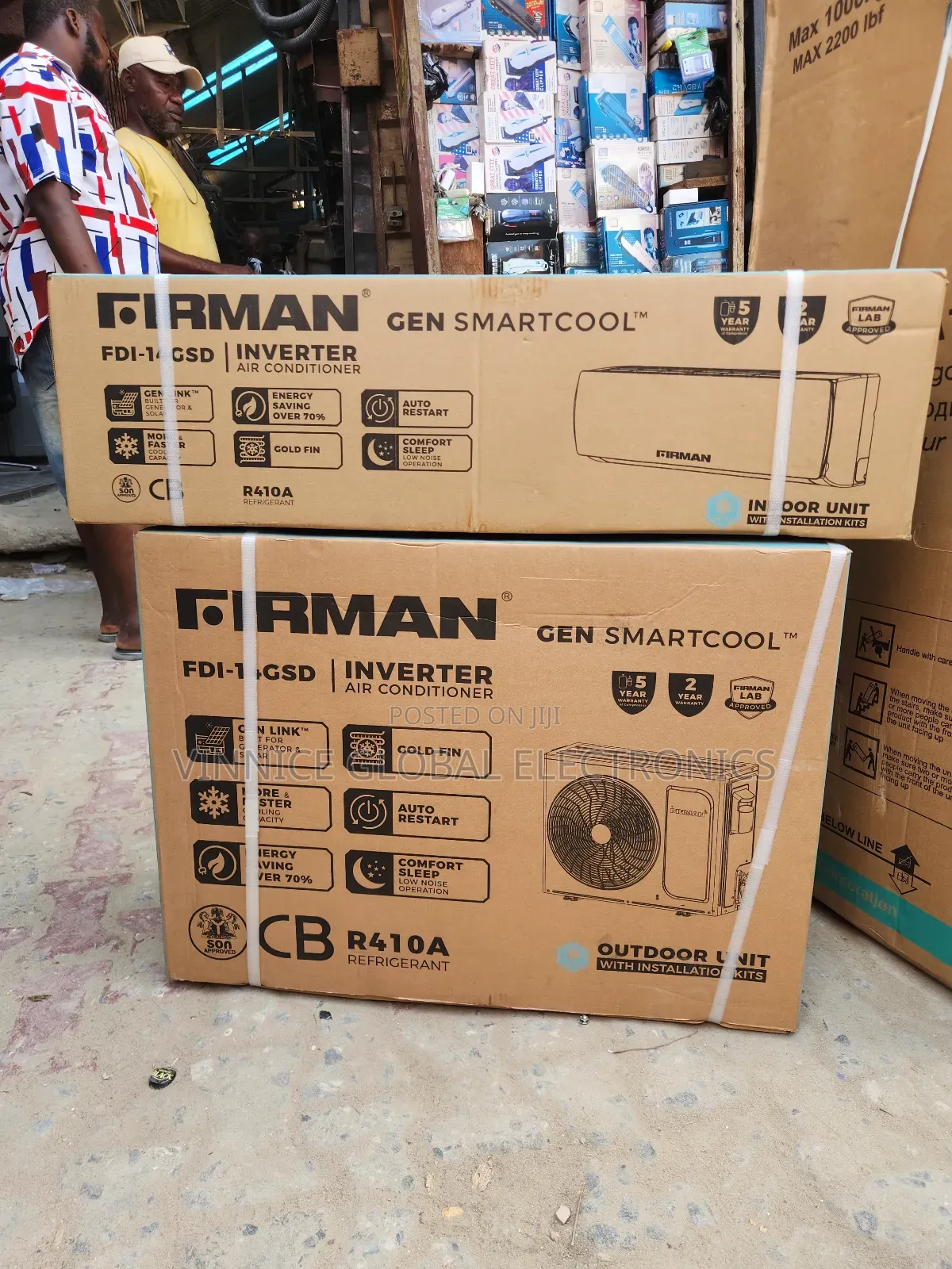 1.5hp Firman Inverter Ac With Complete Kits Copper Condenser