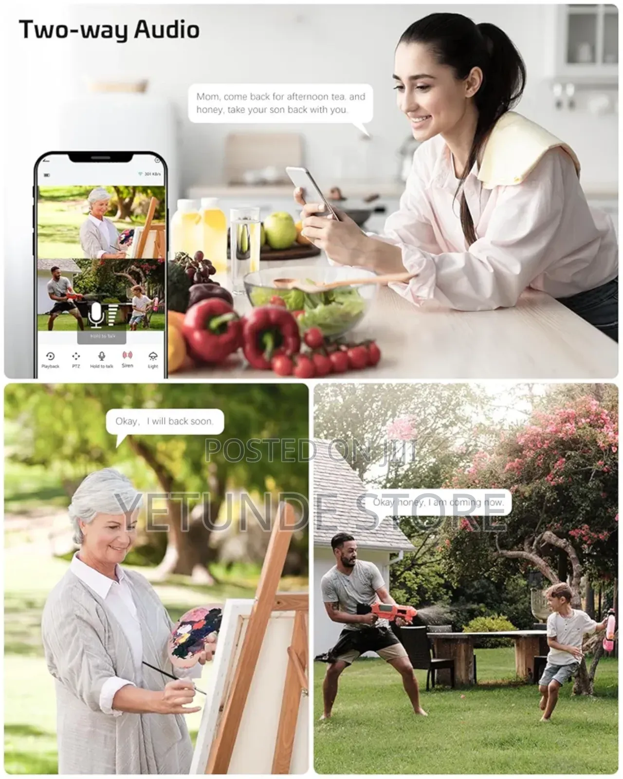 Solar Security Cameras Wireless Outdoor,Remote Wifi 360° View