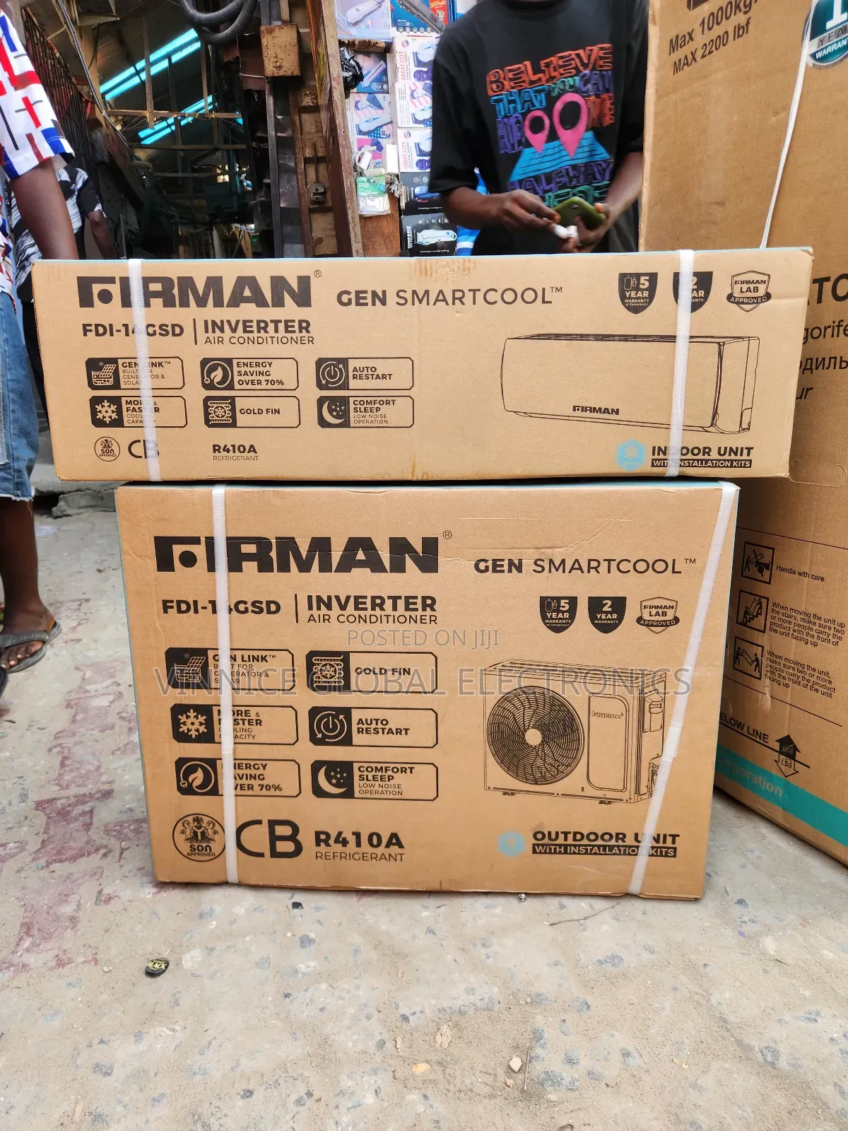 1.5hp Firman Inverter Air Conditioner With 5 Years Warranty