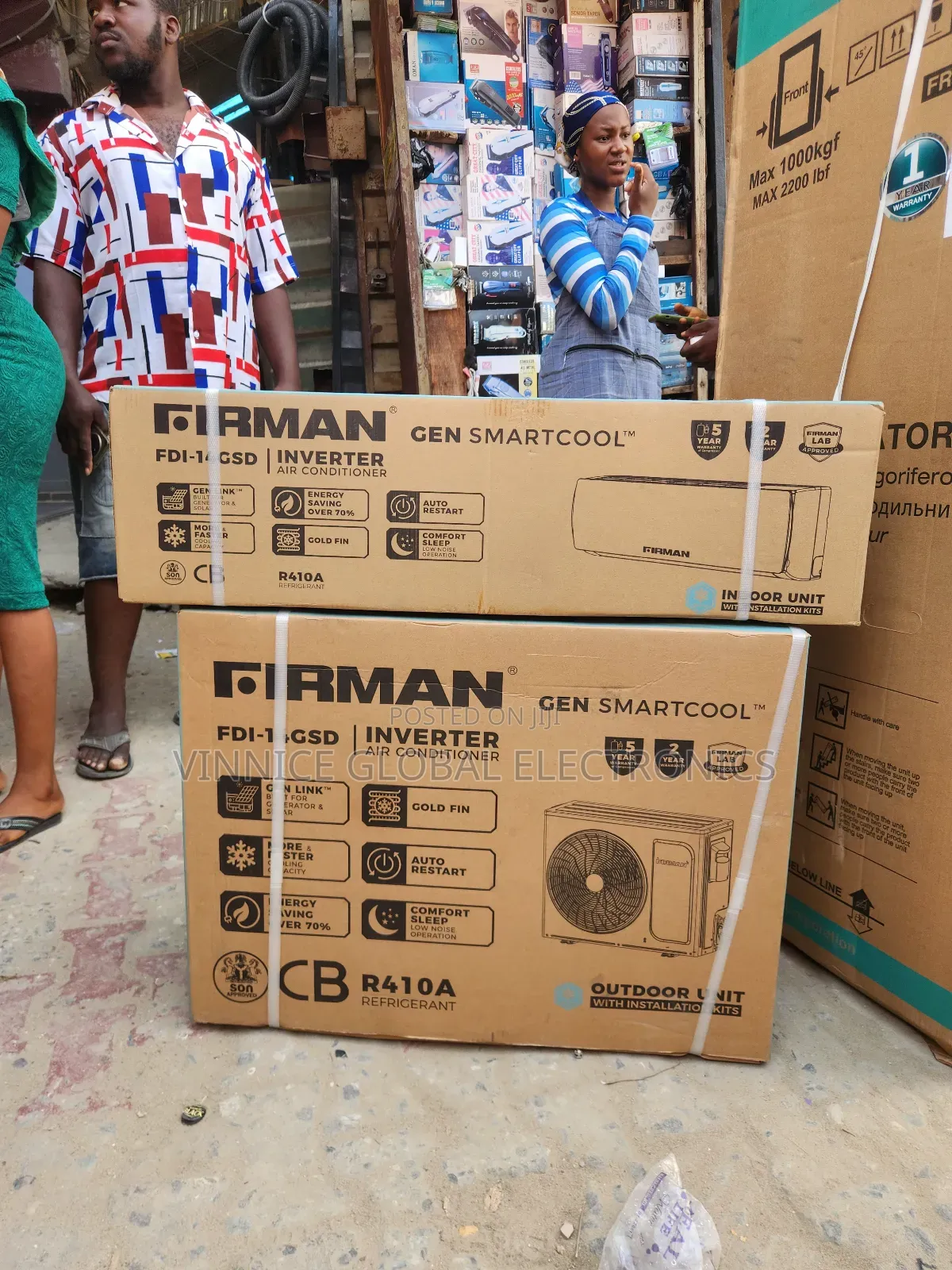1.5hp Firman Inverter Air Conditioner With 5 Years Warranty