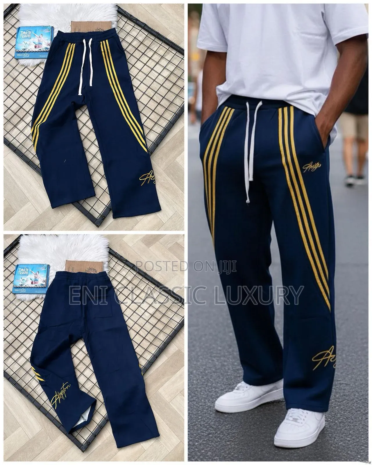 Pure Quality Luxury Cargo Jogger Well Branded