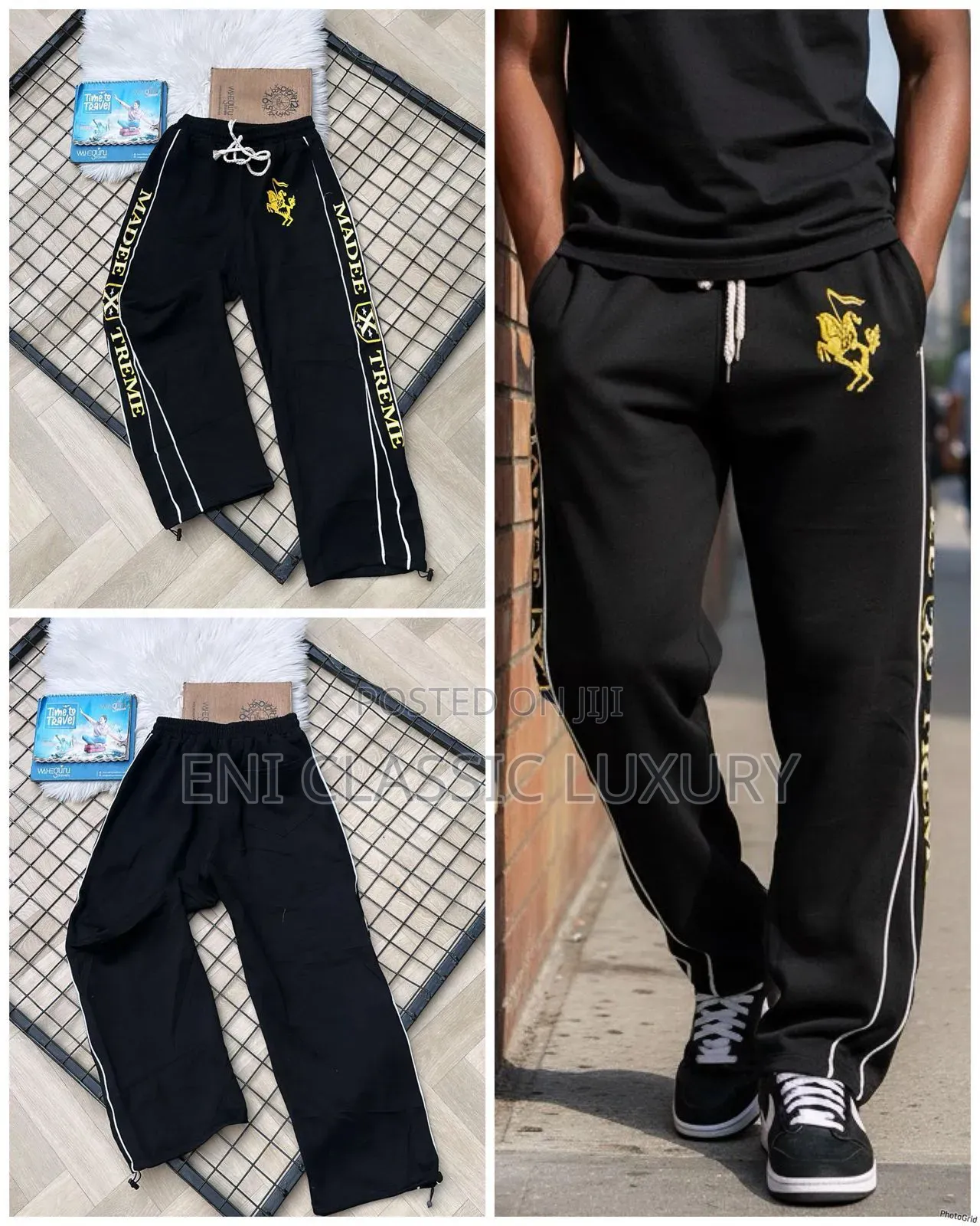 Pure Quality Luxury Cargo Jogger Well Branded