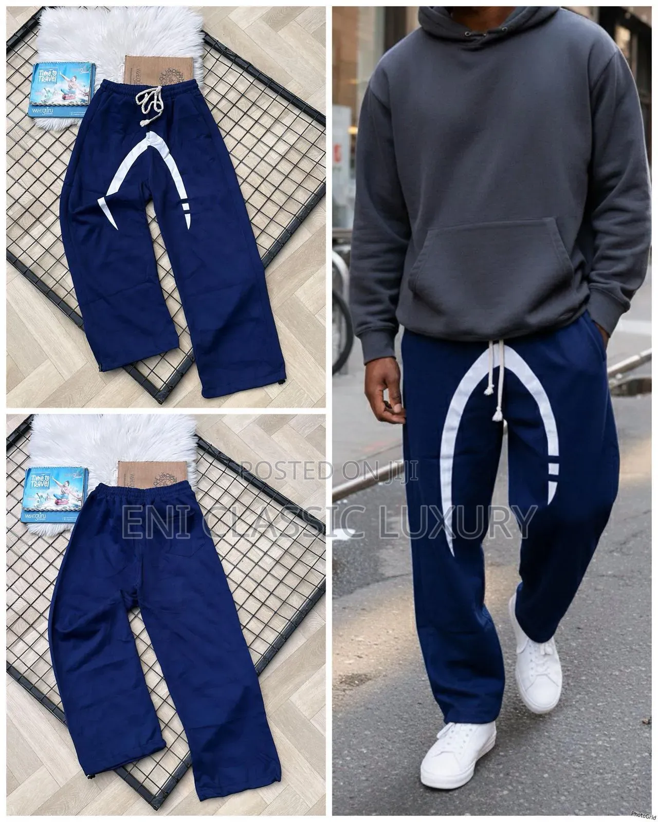 Pure Quality Luxury Cargo Jogger Well Branded
