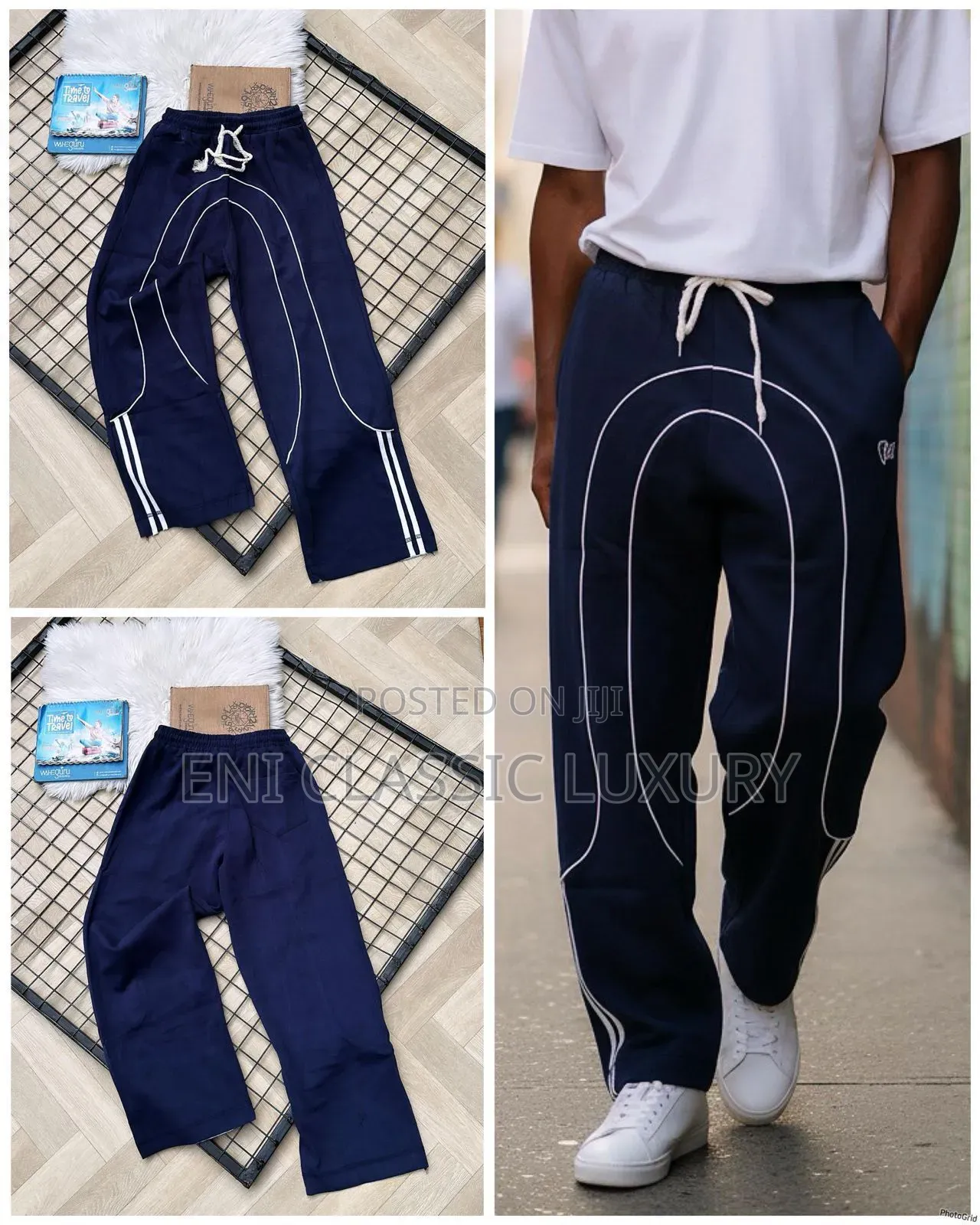 Pure Quality Luxury Cargo Jogger Well Branded