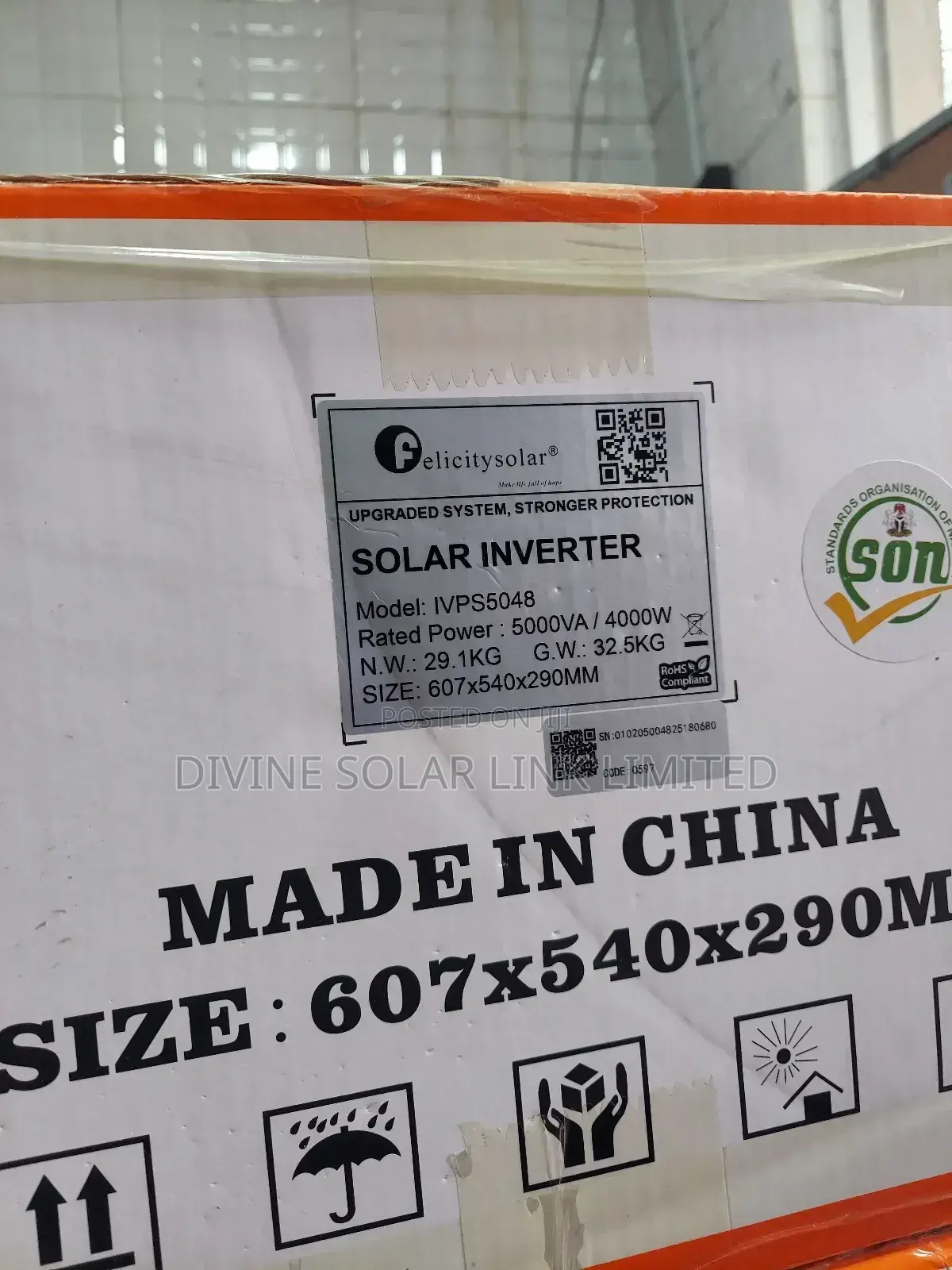 5kva 48v Felicity Inverter Pure Sine Wave